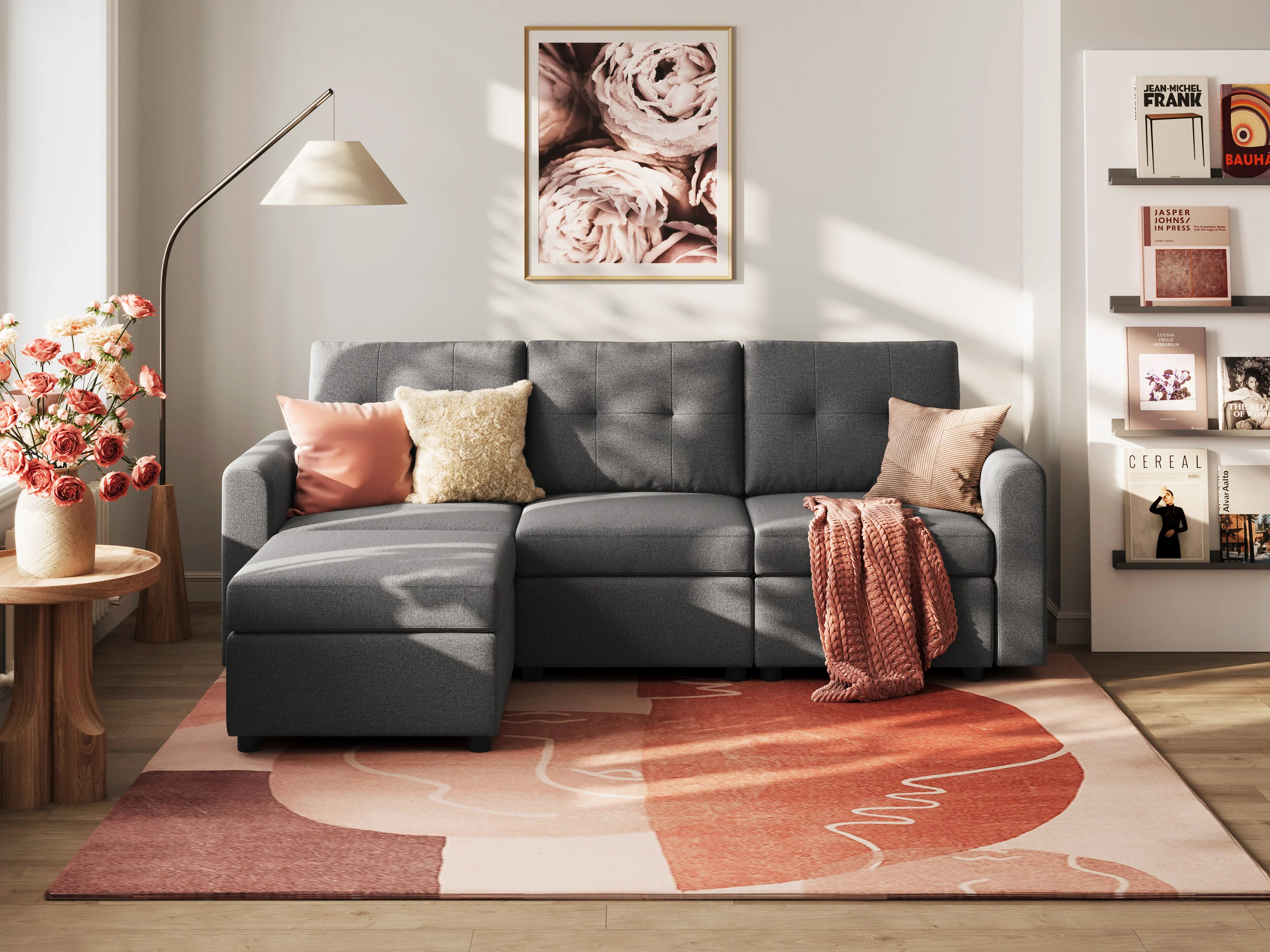 RUBIK III 3 Seats with Ottoman - Image 5