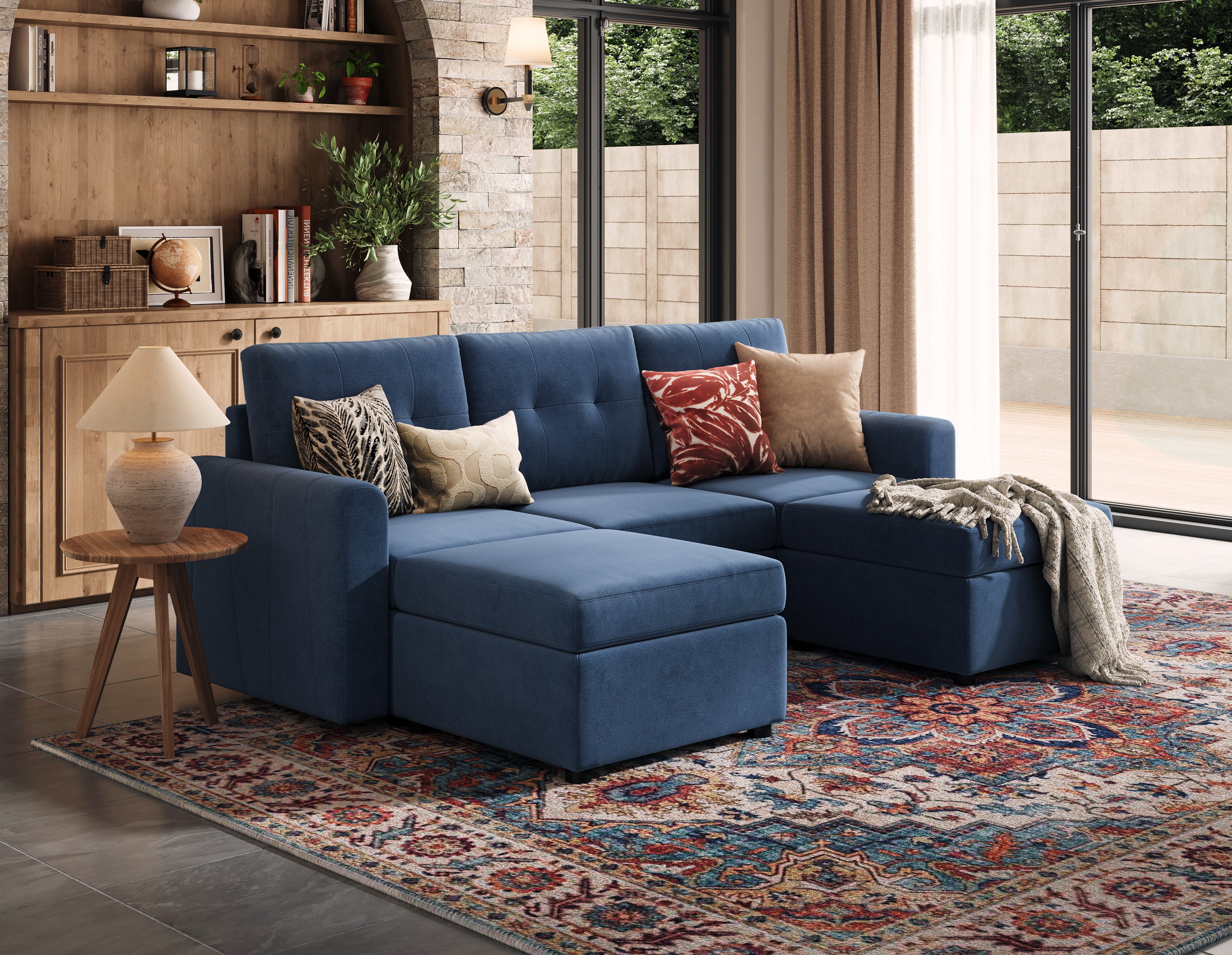 RUBIK III 3 Seats with 2 Ottomans - Image 11