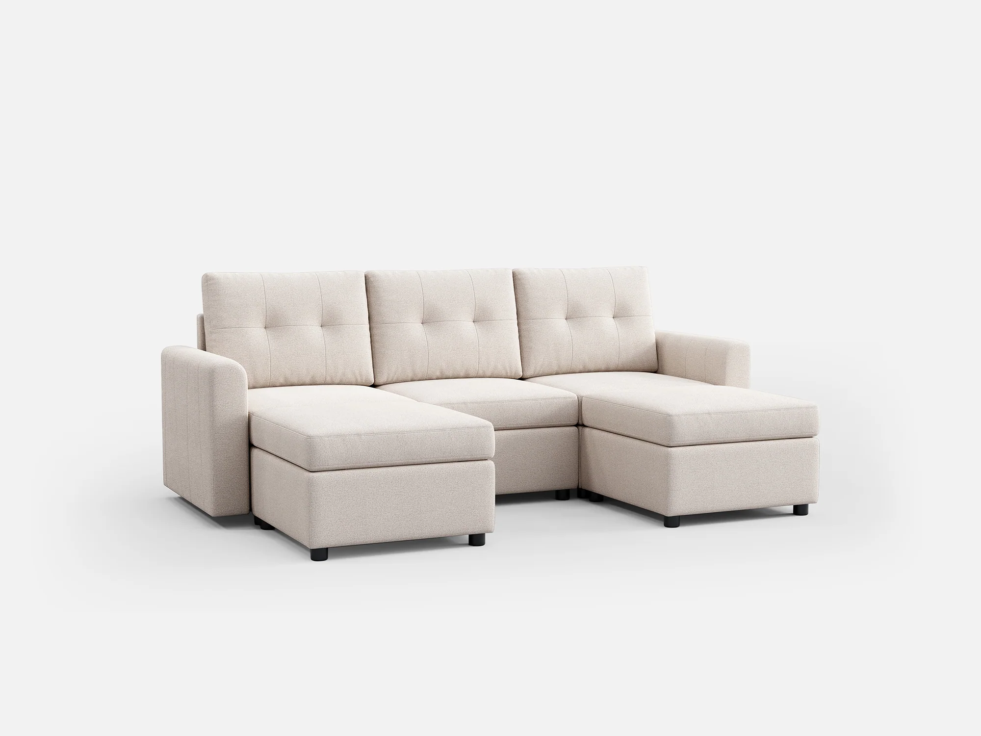 RUBIK III 3 Seats with 2 Ottomans - Image 13