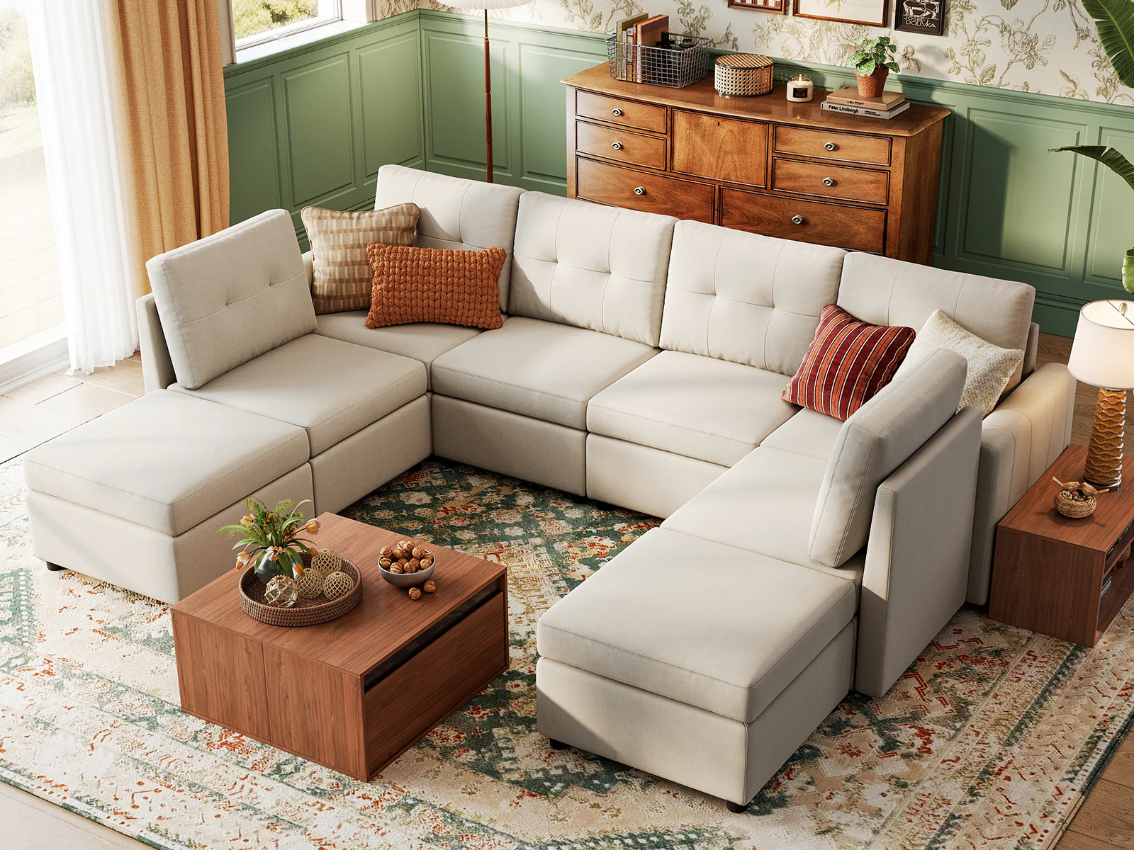 RUBIK III 6 Seats with 2 Ottomans - Image 10