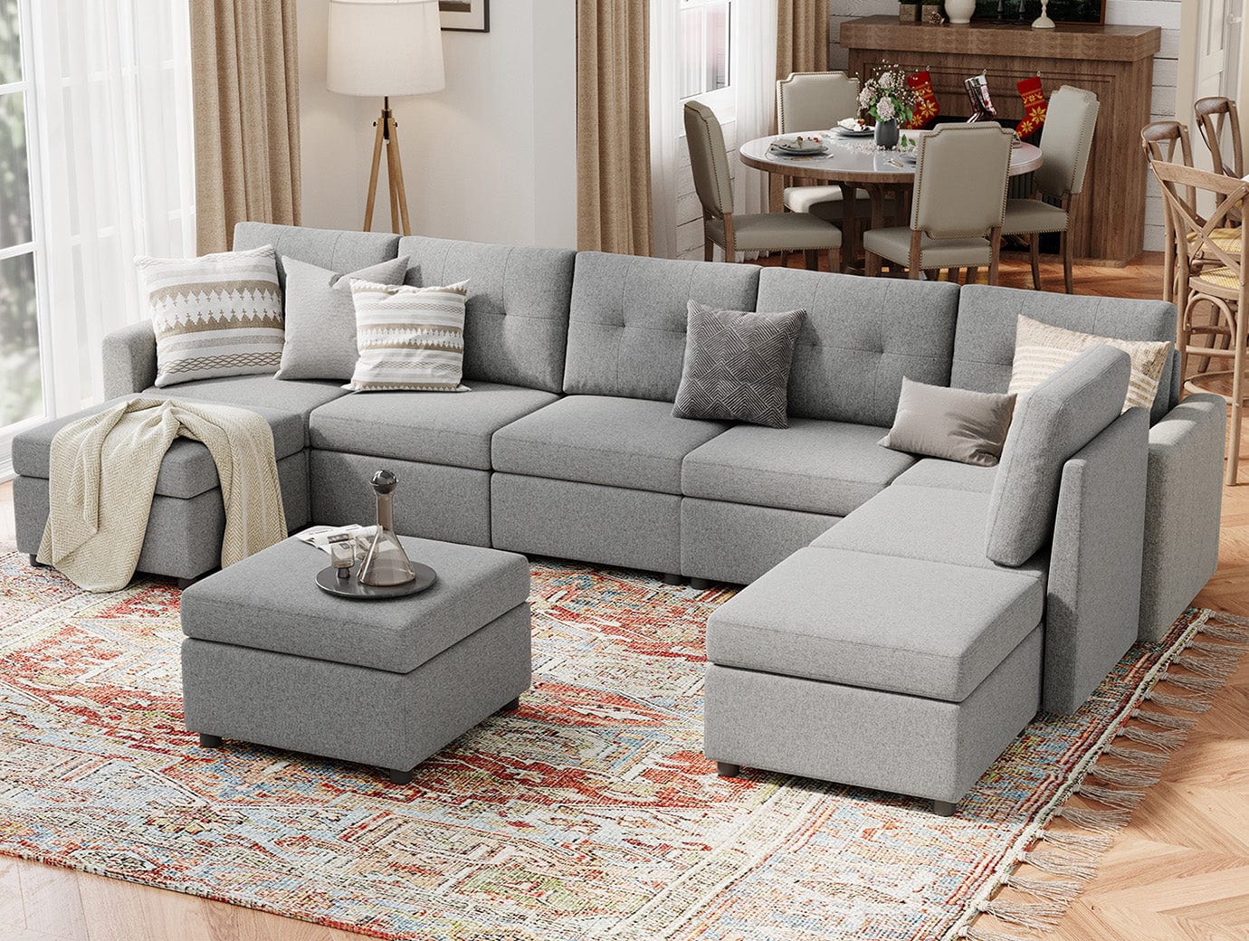 RUBIK III 6 Seats With 3 Ottomans - Image 21