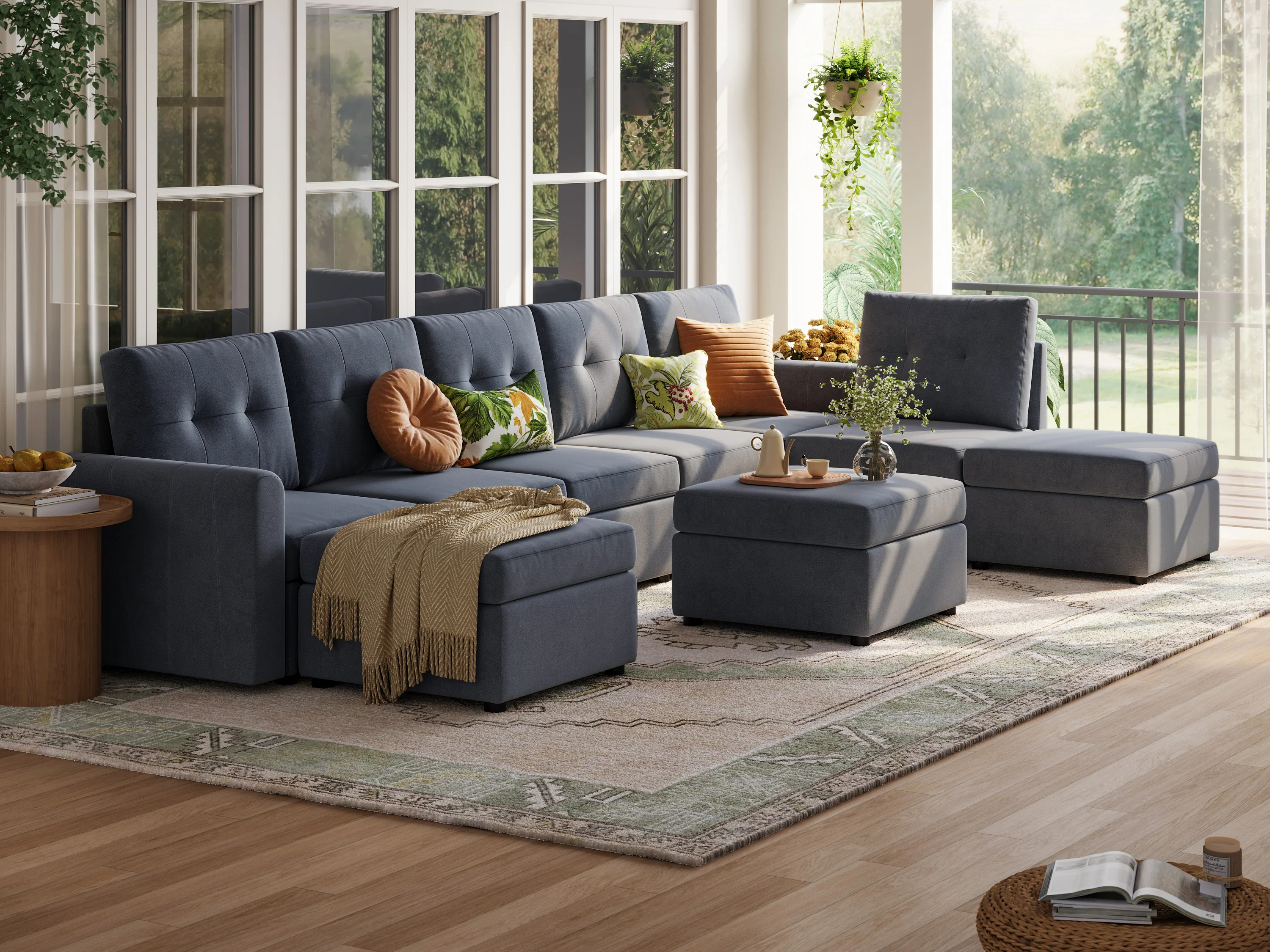 RUBIK III 6 Seats With 3 Ottomans - Image 5