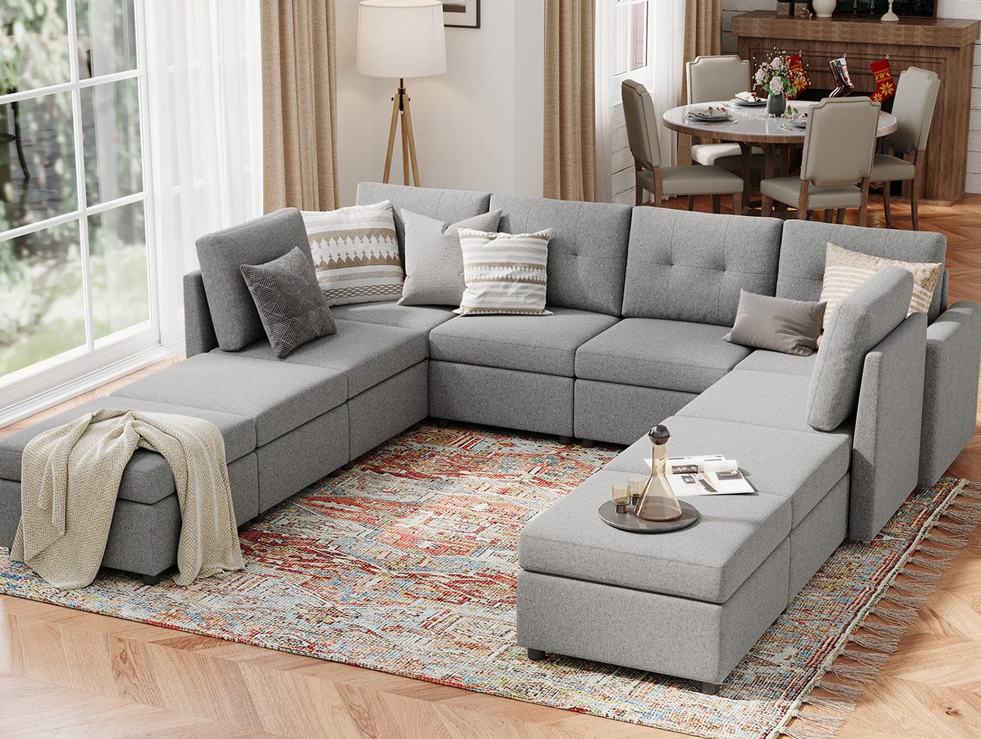 RUBIK III  6 Seats with 4 Ottomans - Image 12