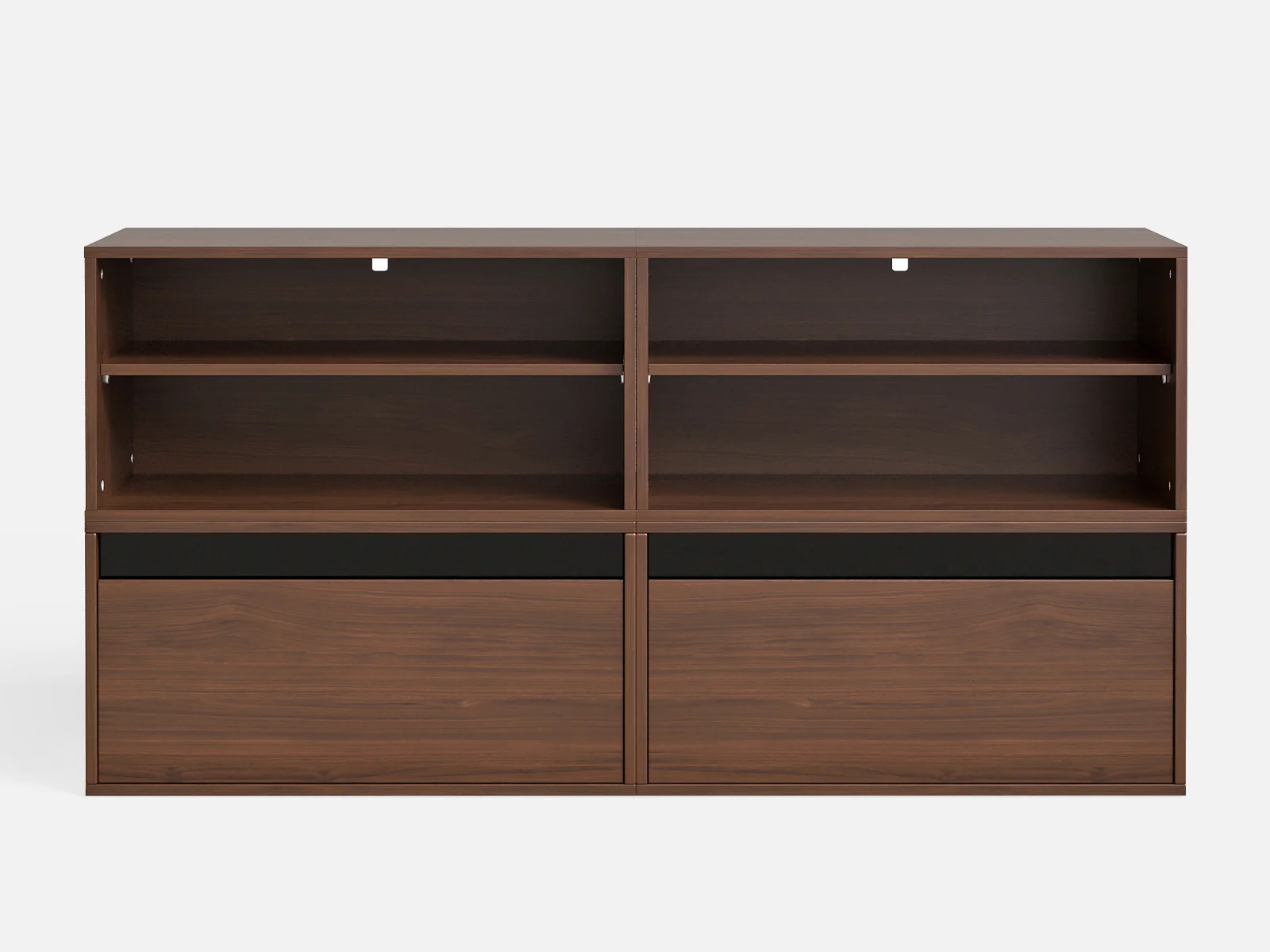 CABIK I 2 Open & 2 Single-Drawer Cabinet