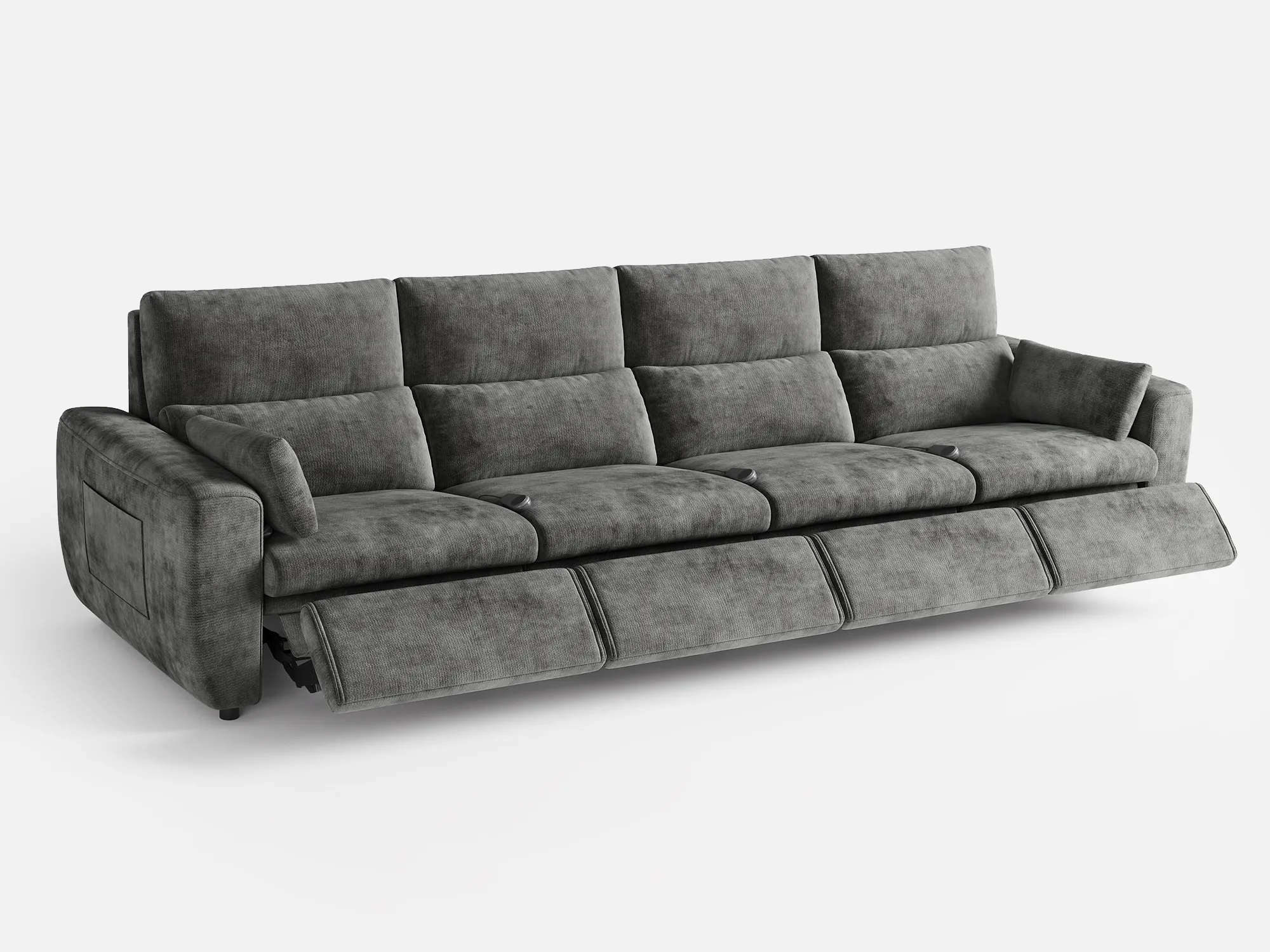 DRIFT 4-Seat Power Reclining Modular Couch - Image 14