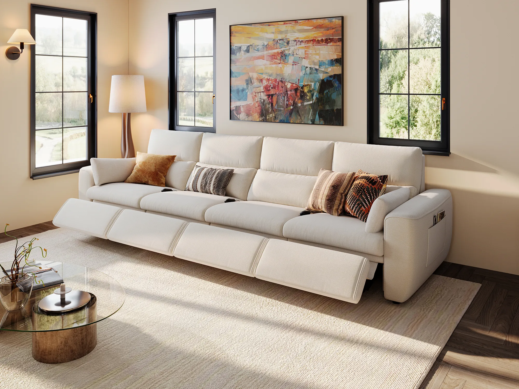DRIFT 4-Seat Power Reclining Modular Couch - Image 19