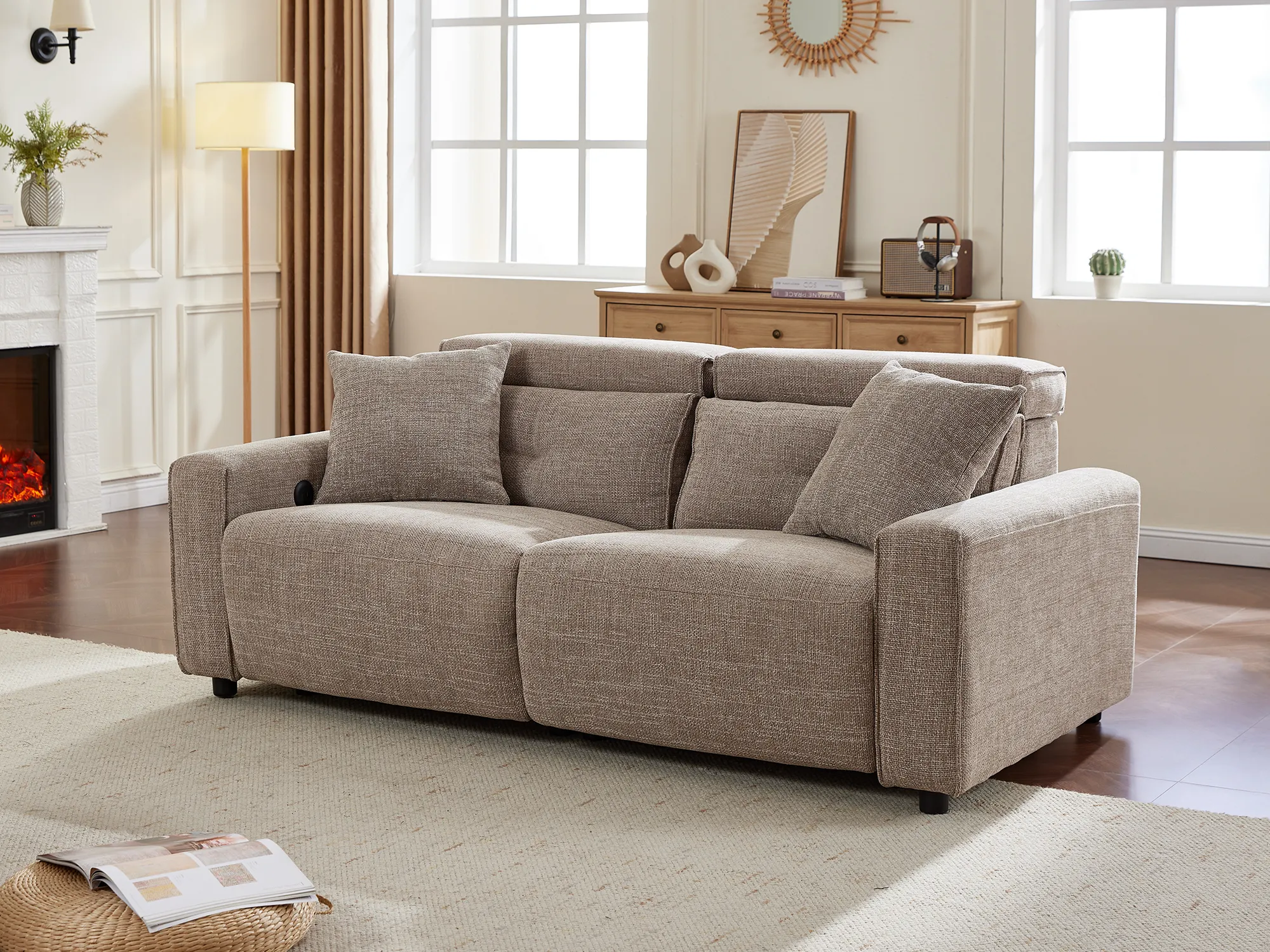 FLOAT 2-Seat Power Reclining Modular Couch - Image 12