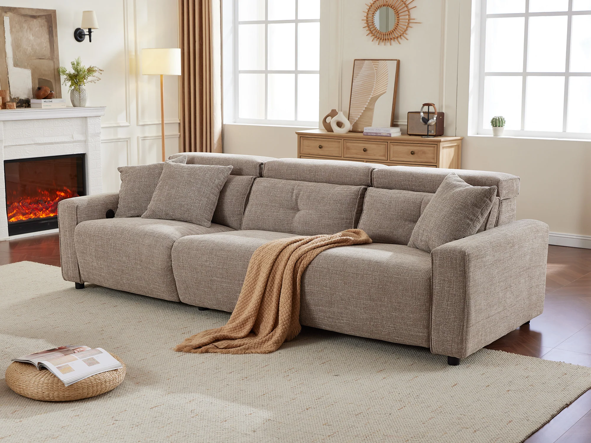 FLOAT 3-Seat Power Reclining Modular Couch - Image 13