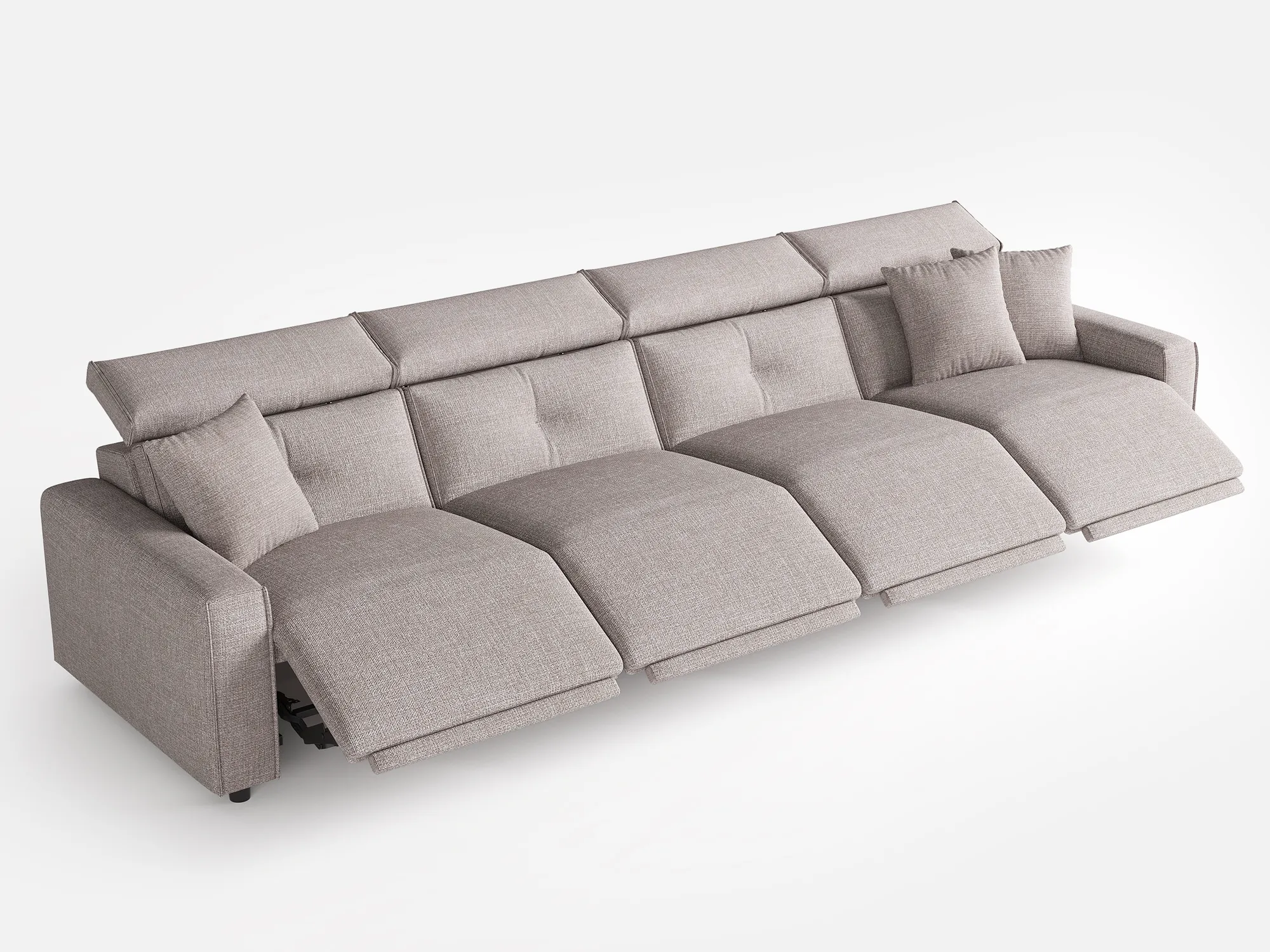 FLOAT 4-Seat Power Reclining Modular Couch - Image 11