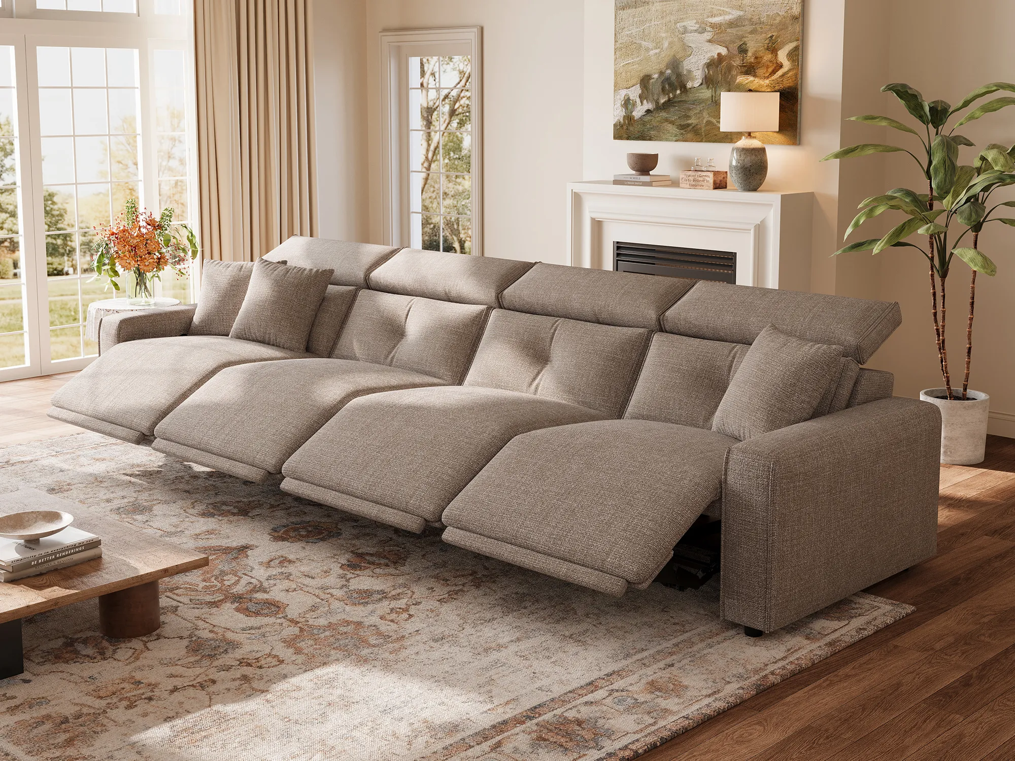 FLOAT 4-Seat Power Reclining Modular Couch - Image 12