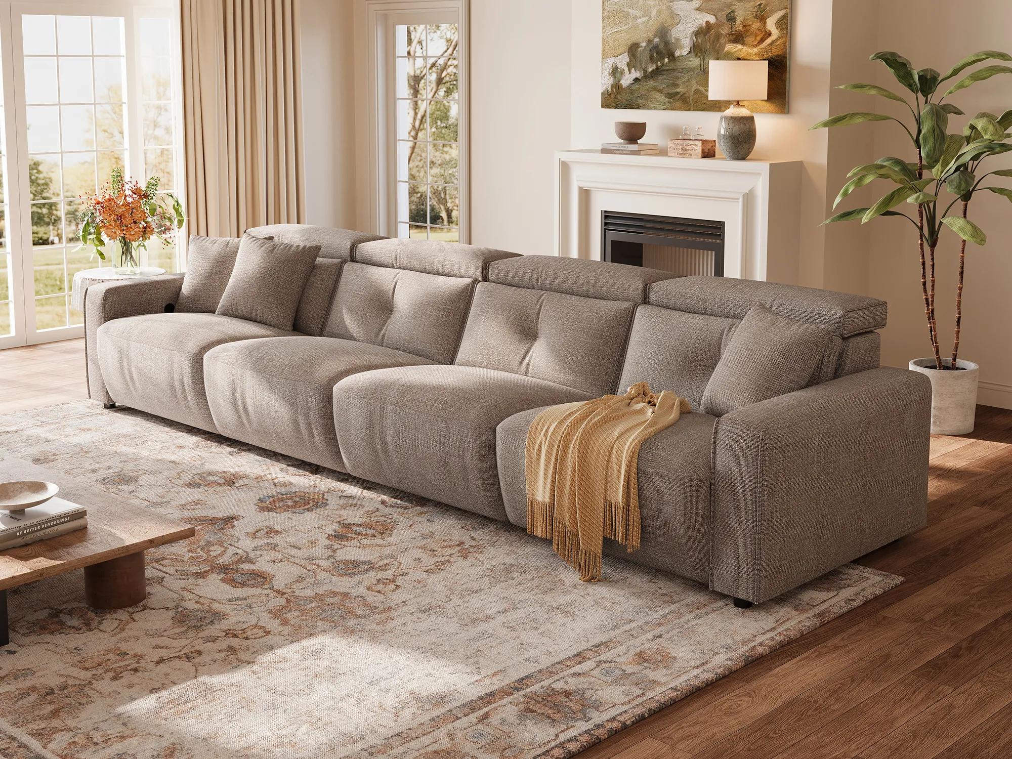 FLOAT 4-Seat Power Reclining Modular Couch - Image 14