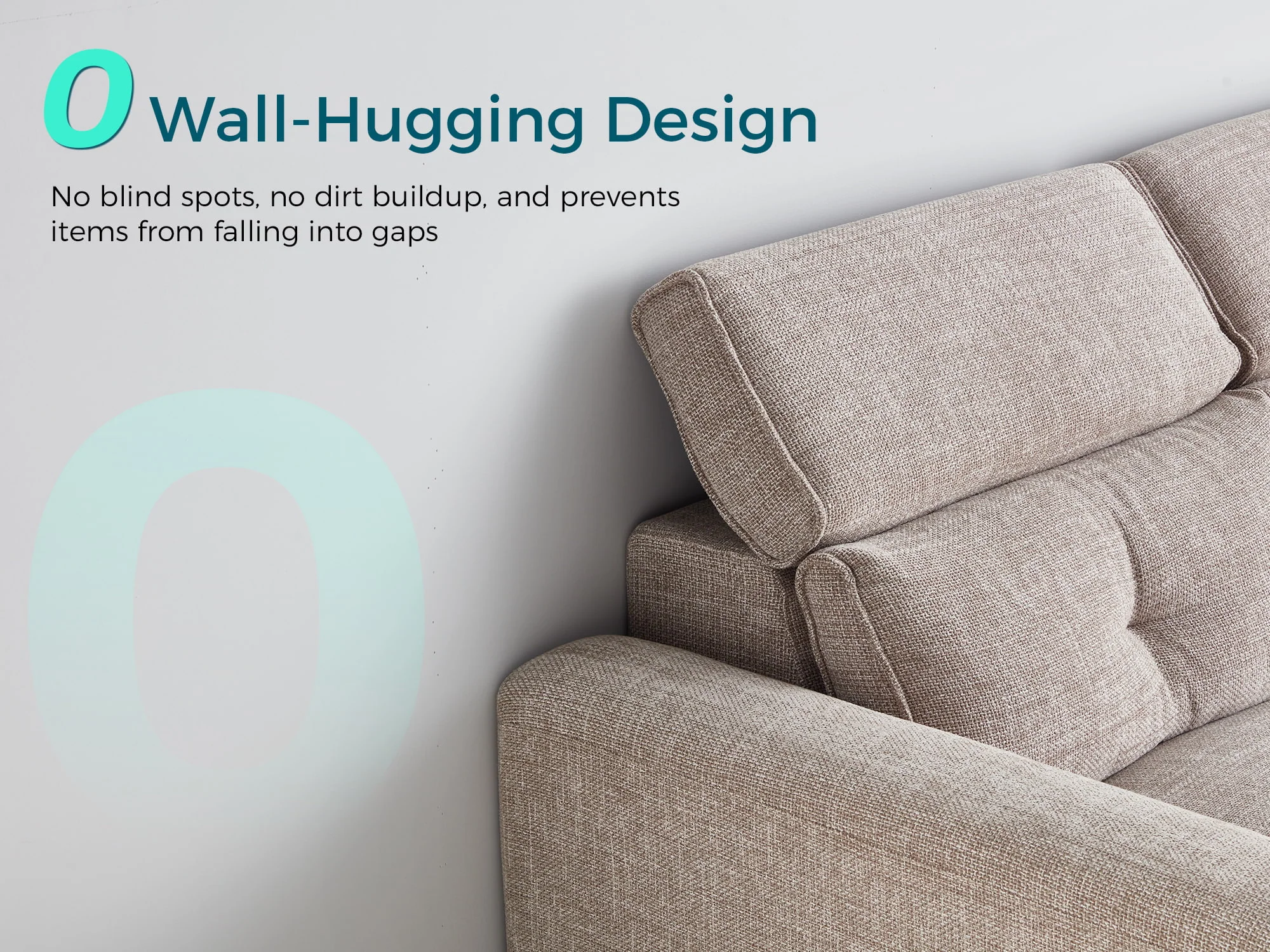 FLOAT 2-Seat Power Reclining Modular Couch - Image 9