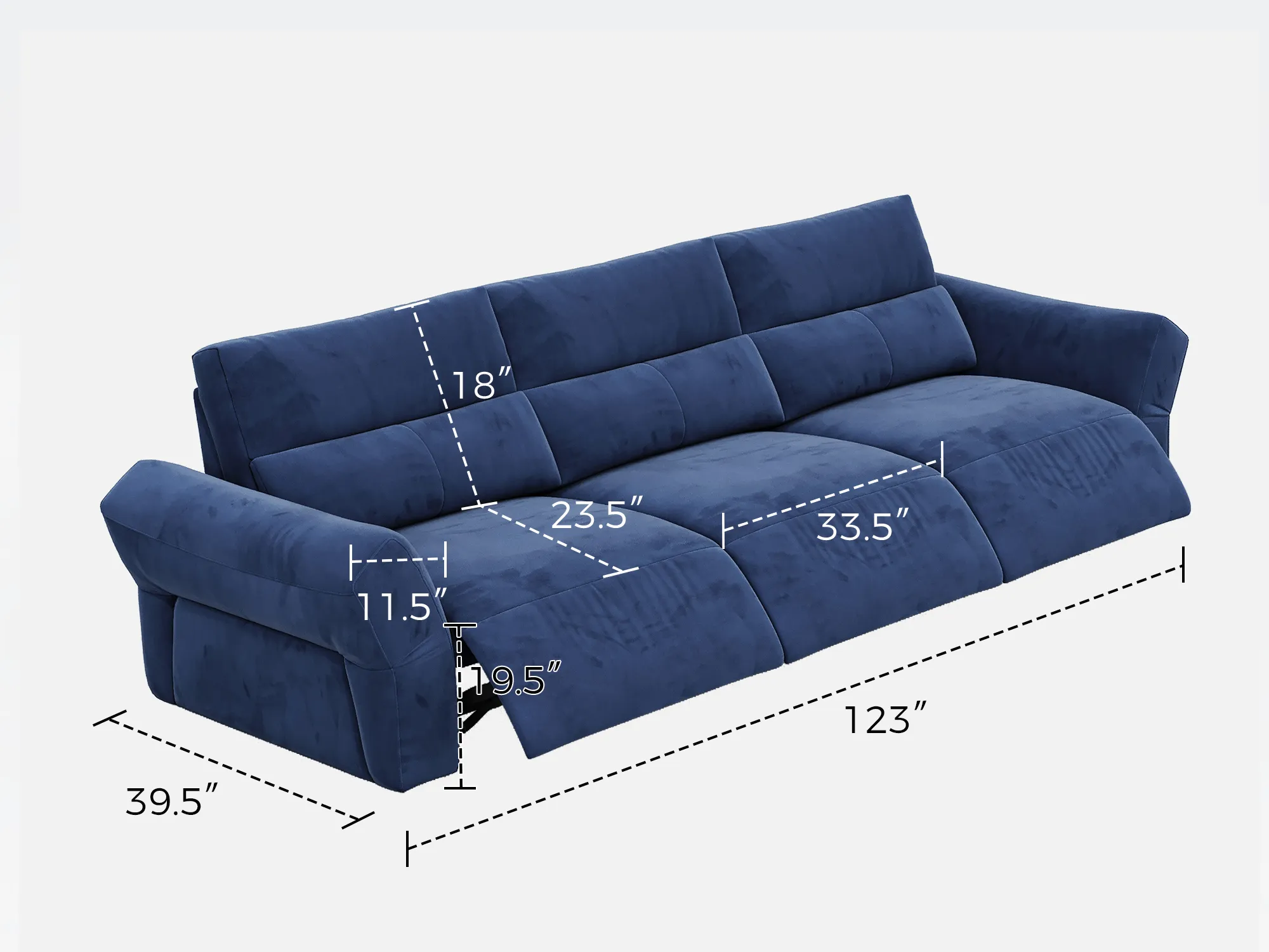 HAVEN 3-Seat Power Reclining Modular Couch - Image 24