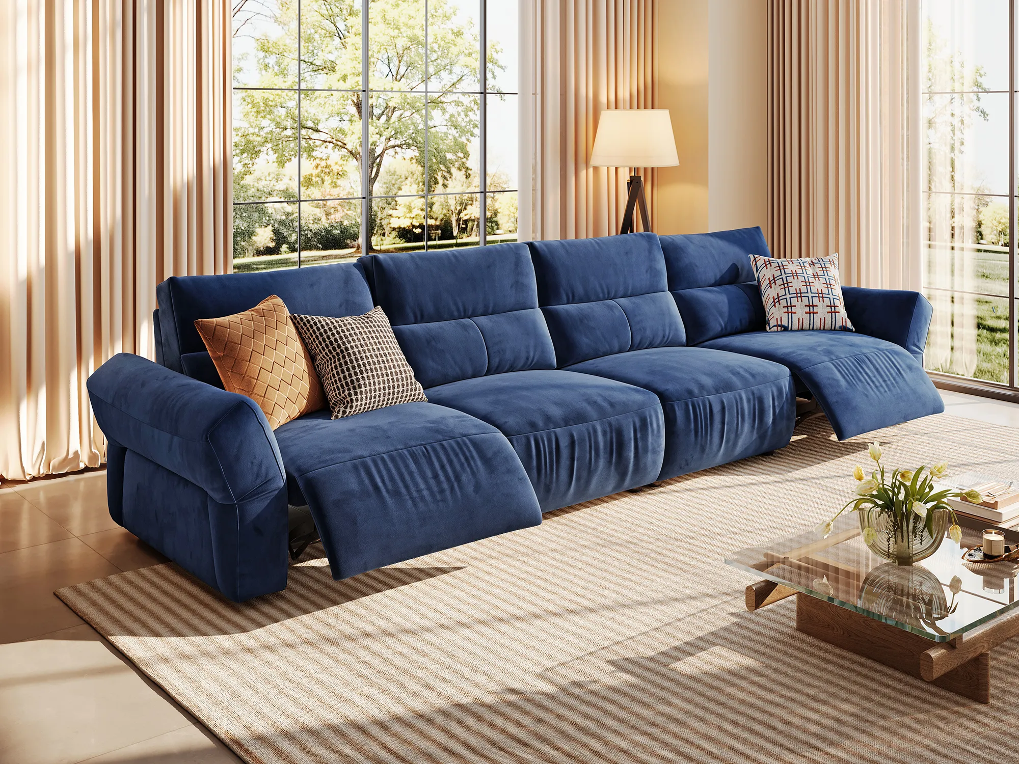 HAVEN 4-Seat Power Reclining Modular Couch - Image 19