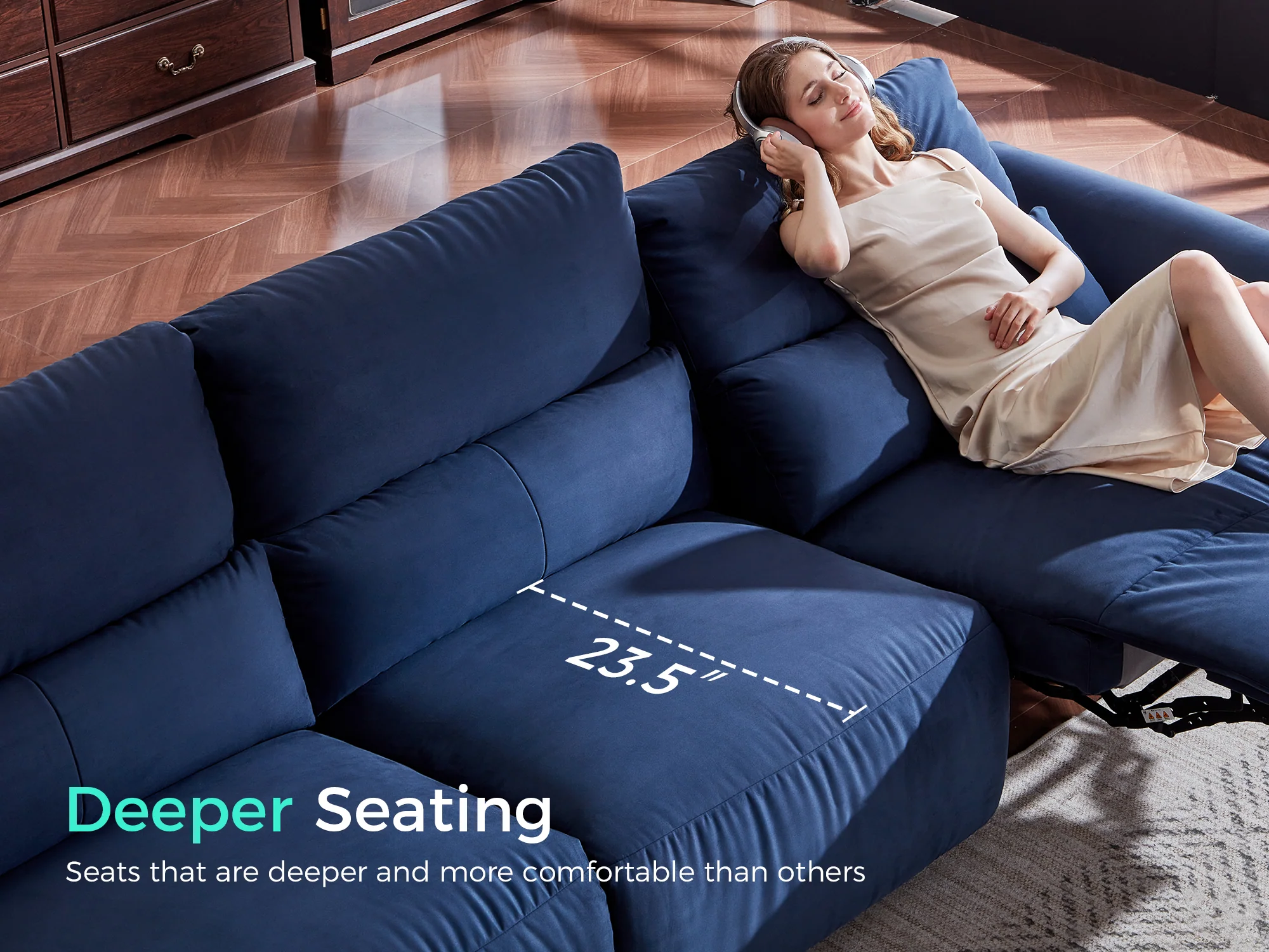 HAVEN 2-Seat Power Reclining Modular Couch - Image 6