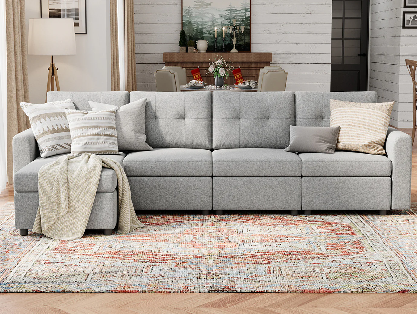 RUBIK III 4 Seats with Ottoman - Image 4