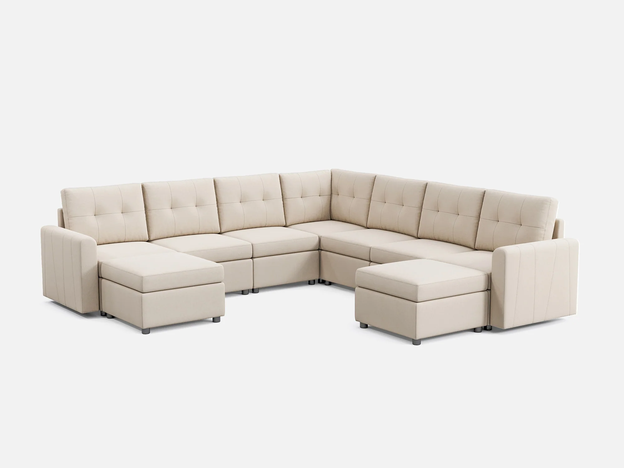 RUBIK III 6 Seats with Corner & 2 Ottomans - Image 14