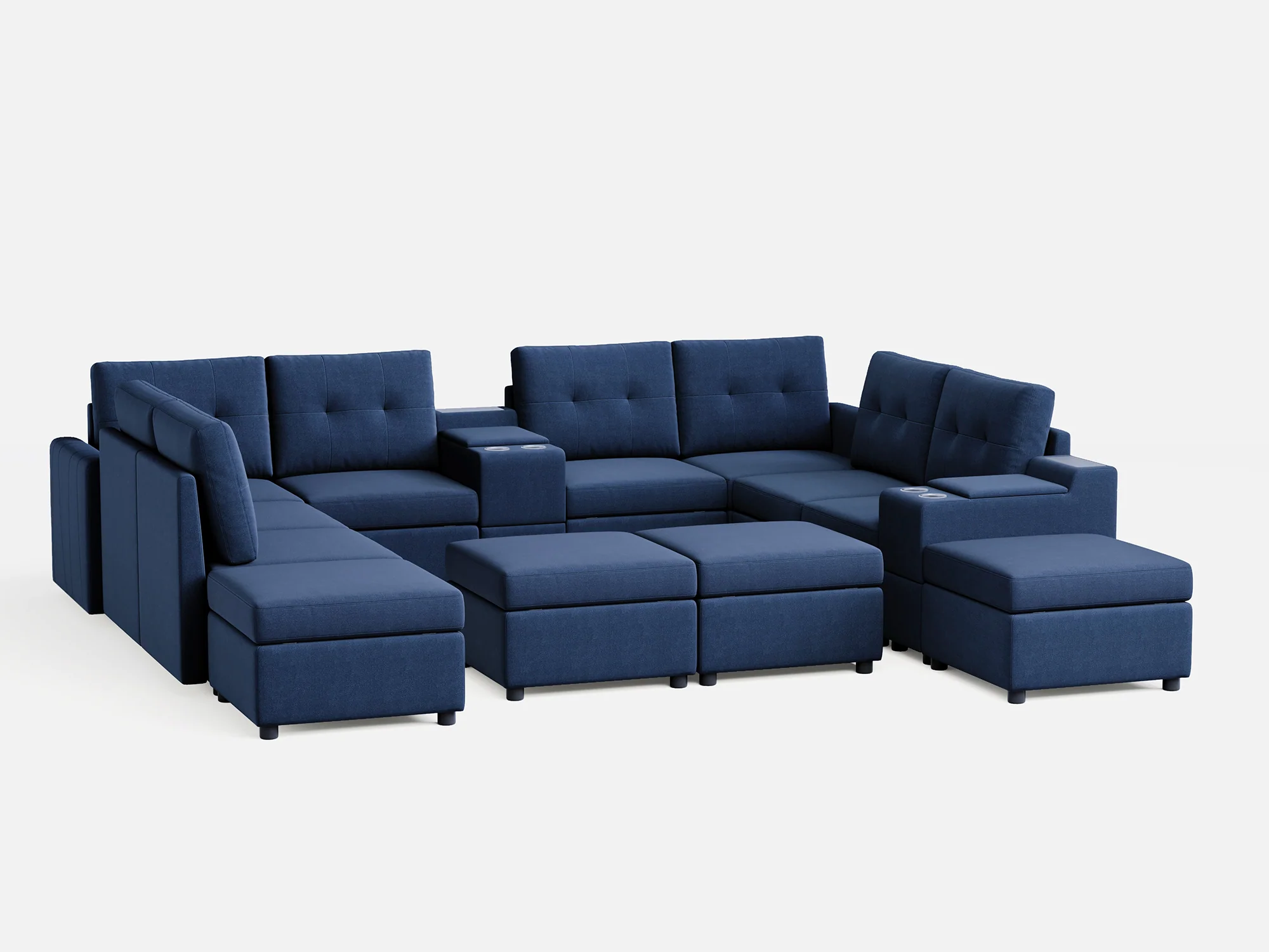 RUBIK III 8 Seats with 4 Ottomans & 2 Consoles - Image 5