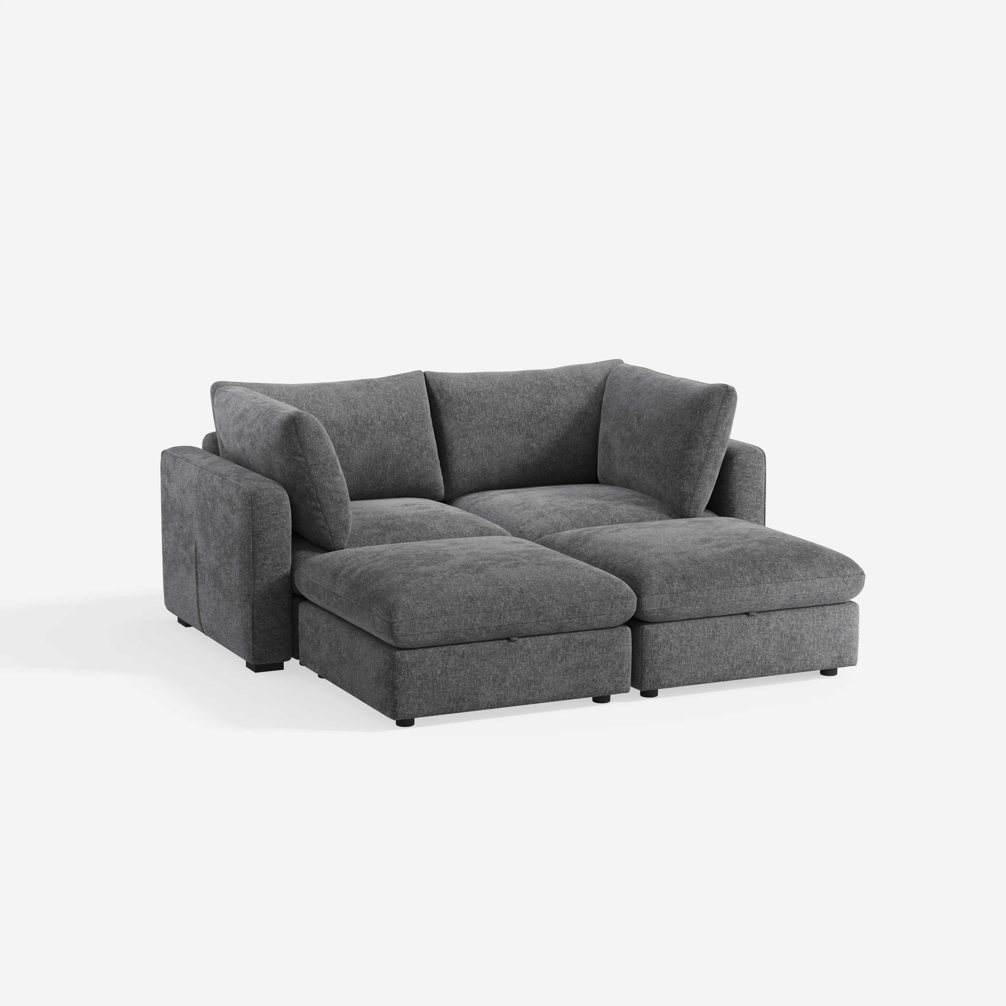 RUBIK V 2 Seats with 2 Ottomans - Image 4
