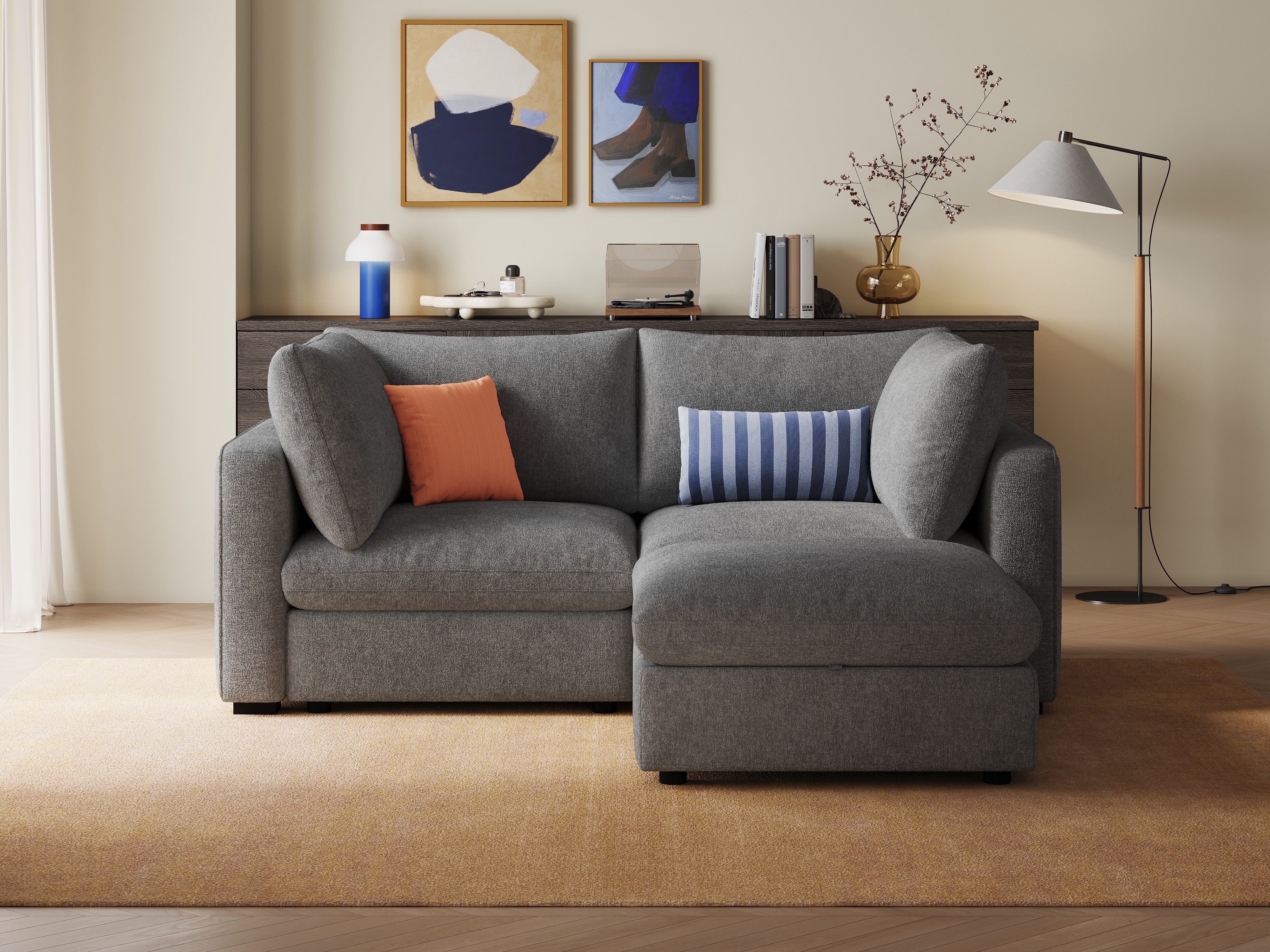 RUBIK V 2 Seats with Ottoman - Image 13