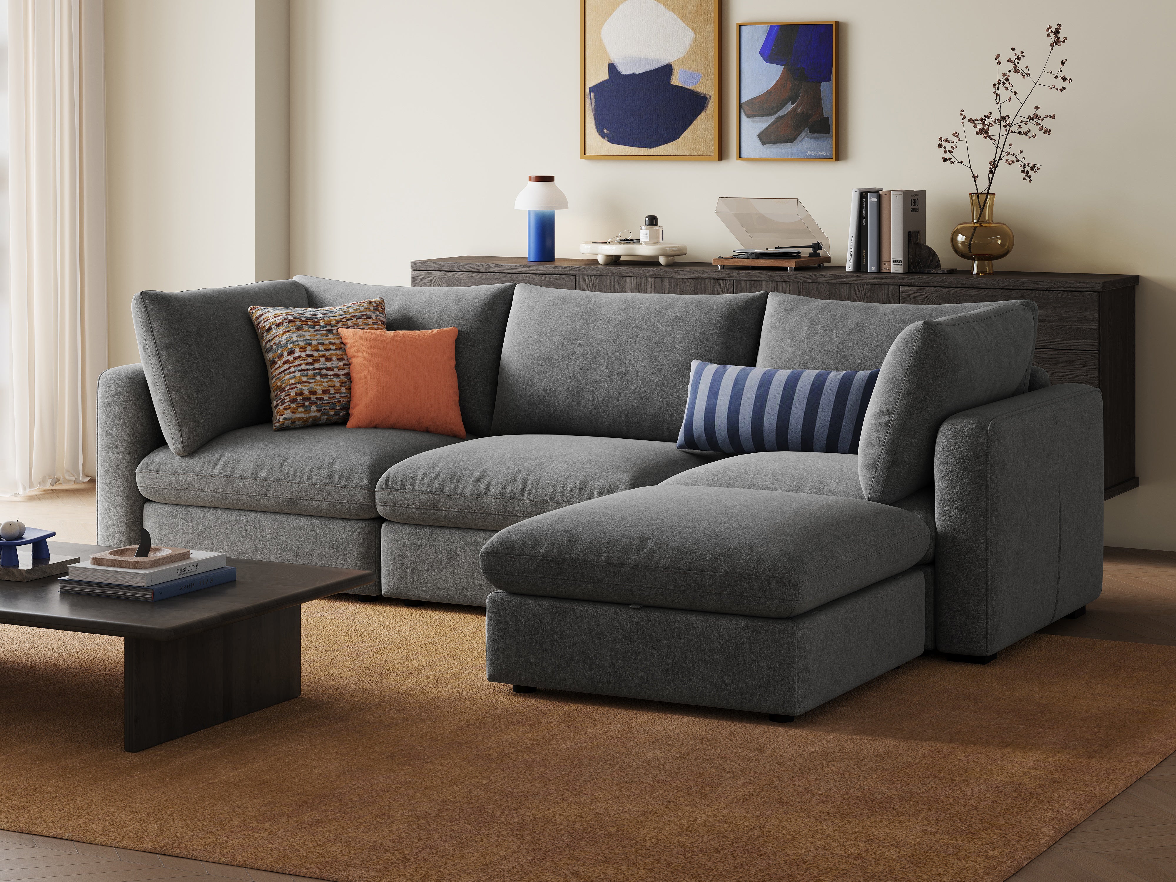 RUBIK V 3 Seats with Ottoman - Image 13