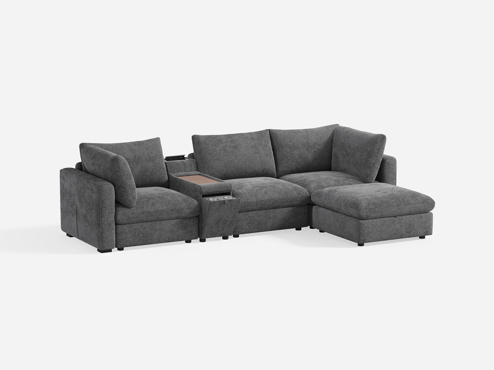 RUBIK V 3 Seats with Ottoman & Console - Image 3