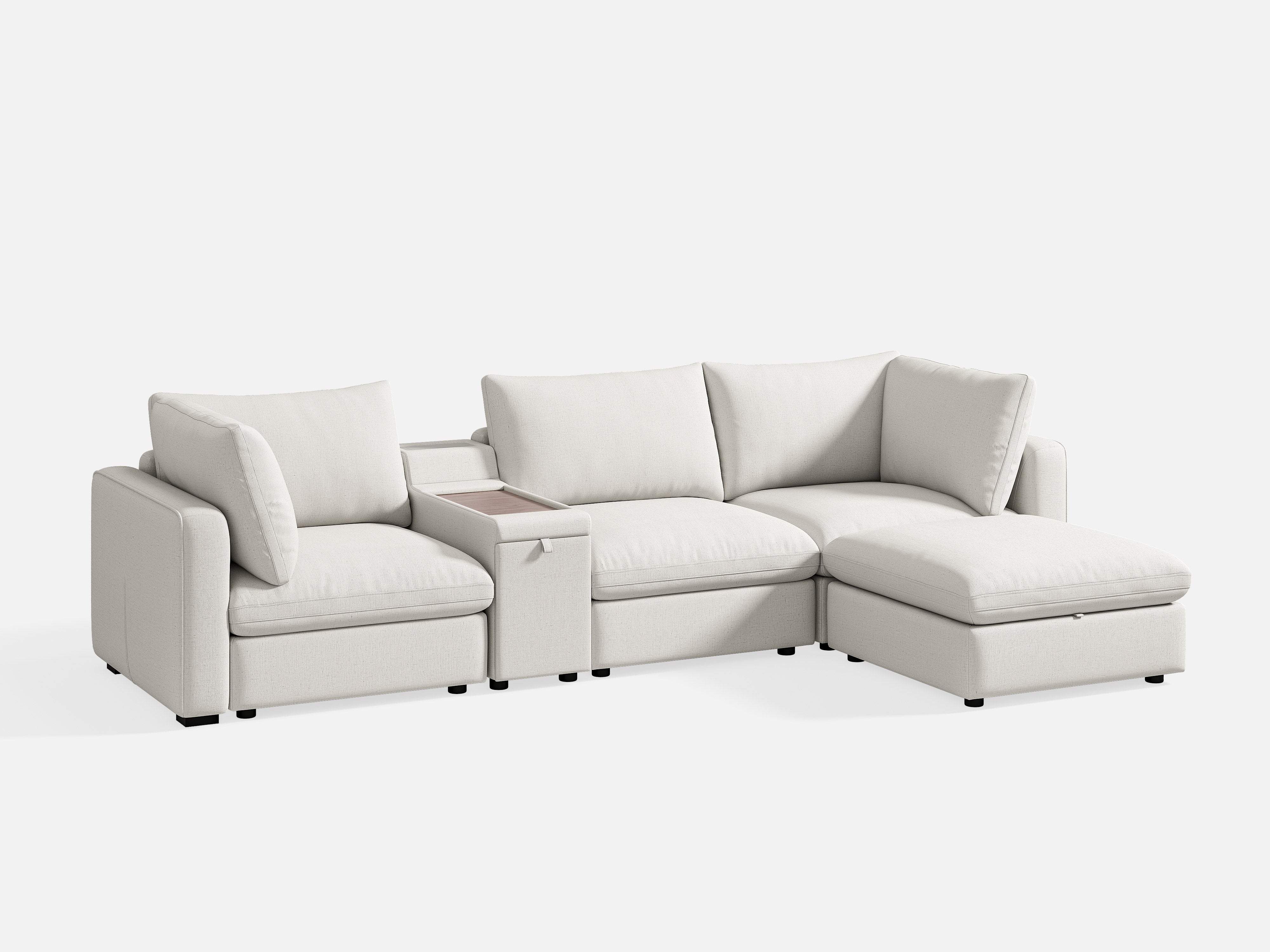 RUBIK V 3 Seats with Ottoman & Console - Image 5