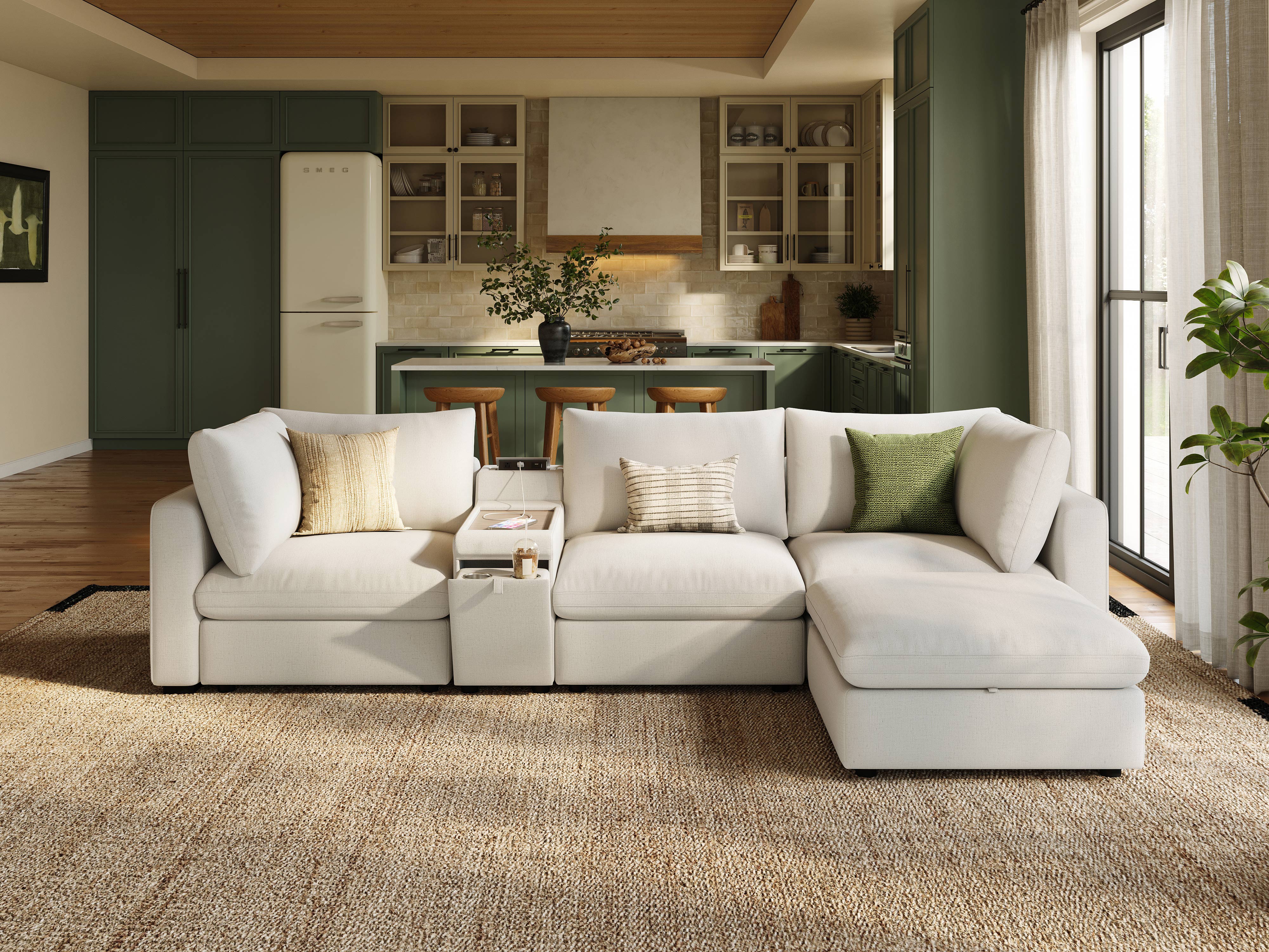 RUBIK V 3 Seats with Ottoman & Console - Image 6
