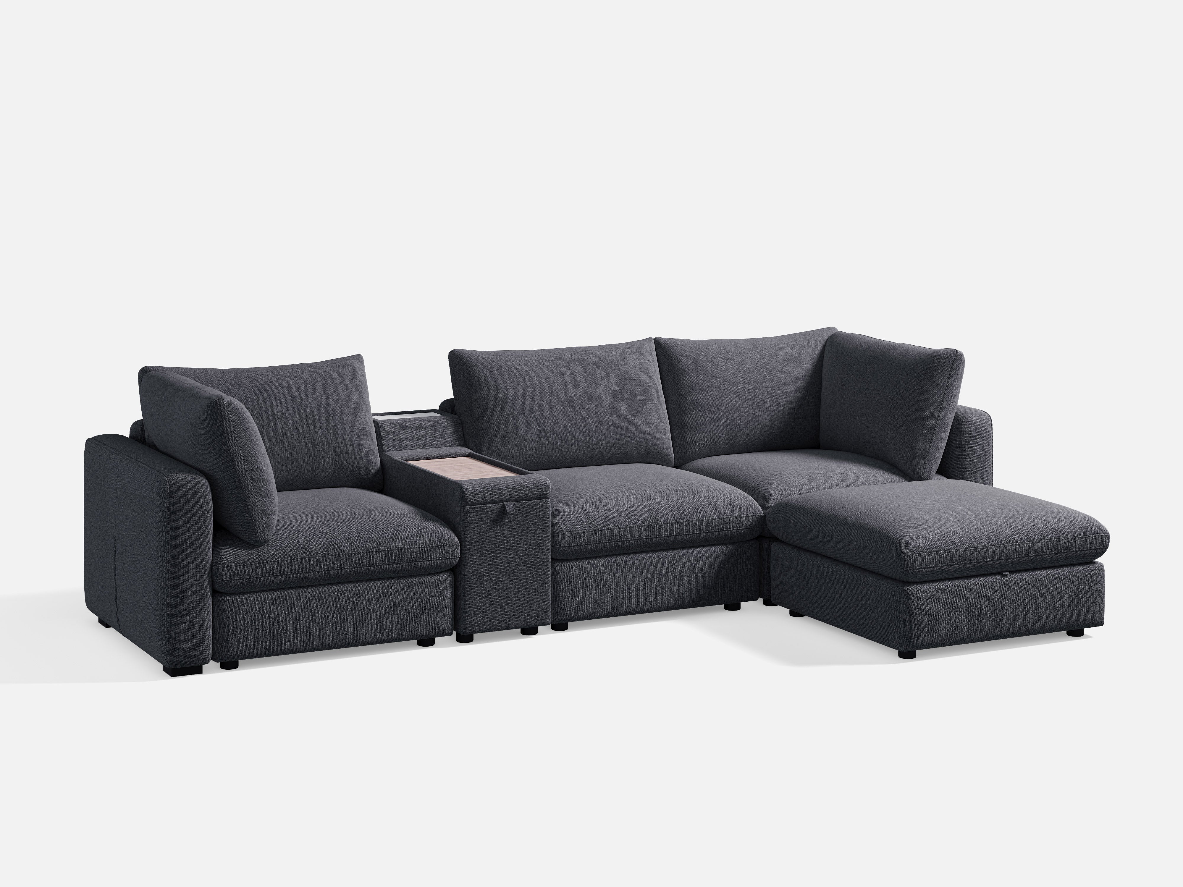RUBIK V 3 Seats with Ottoman & Console - Image 7