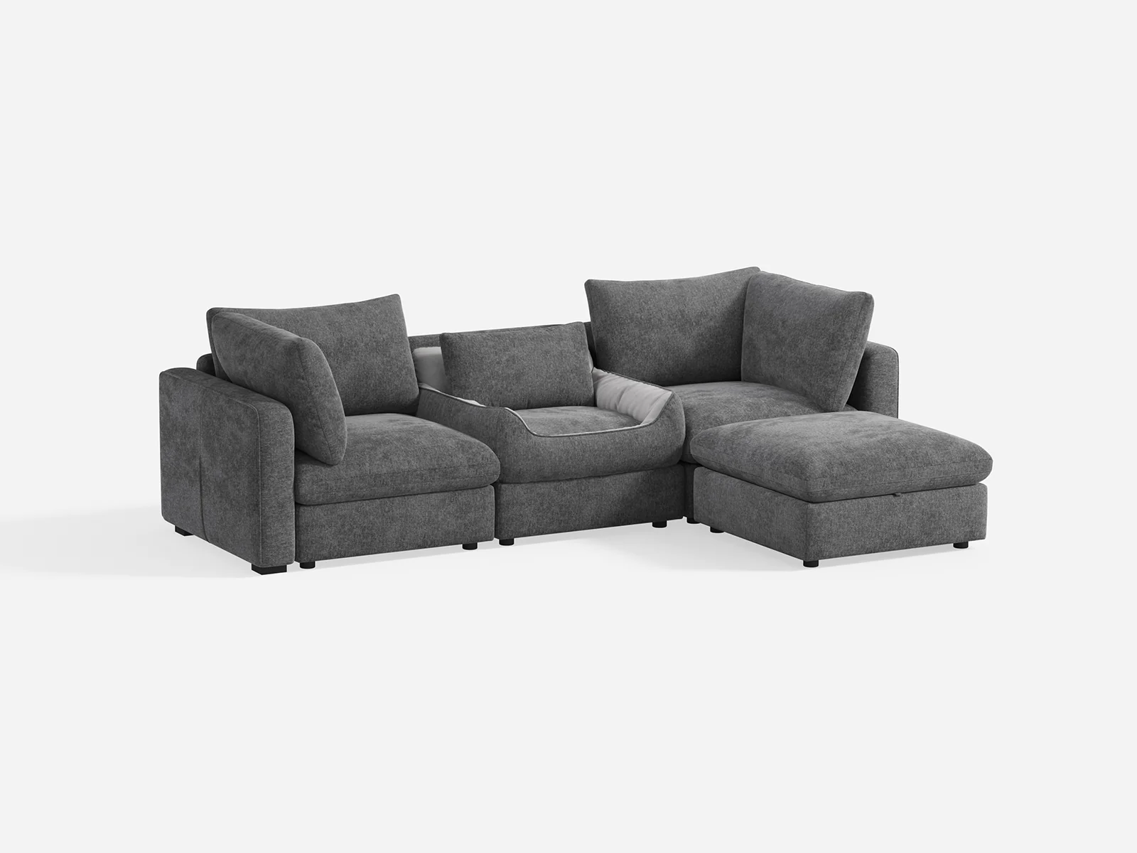 RUBIK V 3 Seats with Ottoman & Pet Bed Module - Image 5