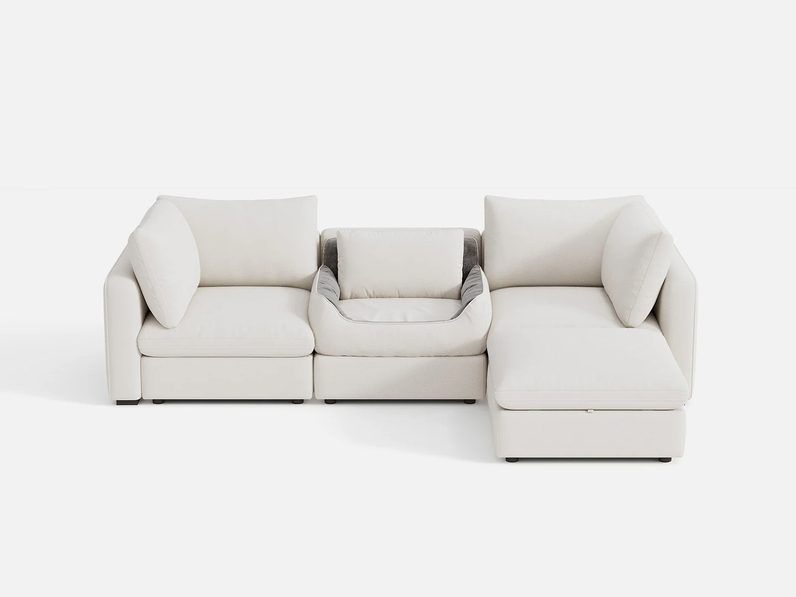 RUBIK V 3 Seats with Ottoman & Pet Bed Module - Image 6