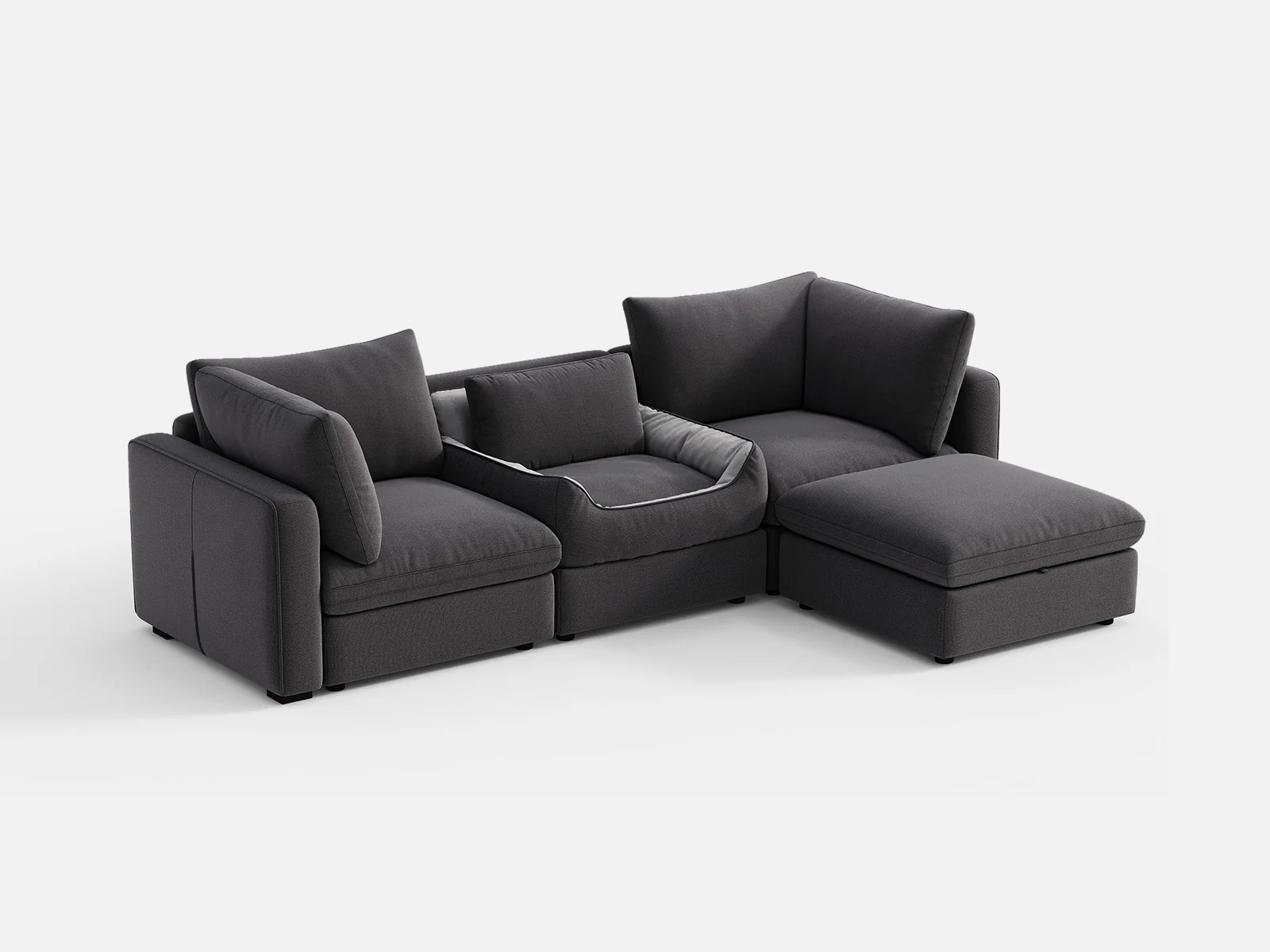 RUBIK V 3 Seats with Ottoman & Pet Bed Module - Image 8