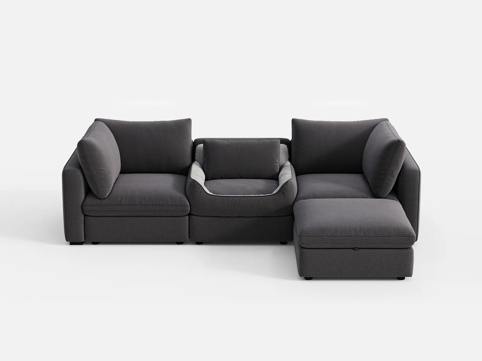 RUBIK V 3 Seats with Ottoman & Pet Bed Module - Image 9