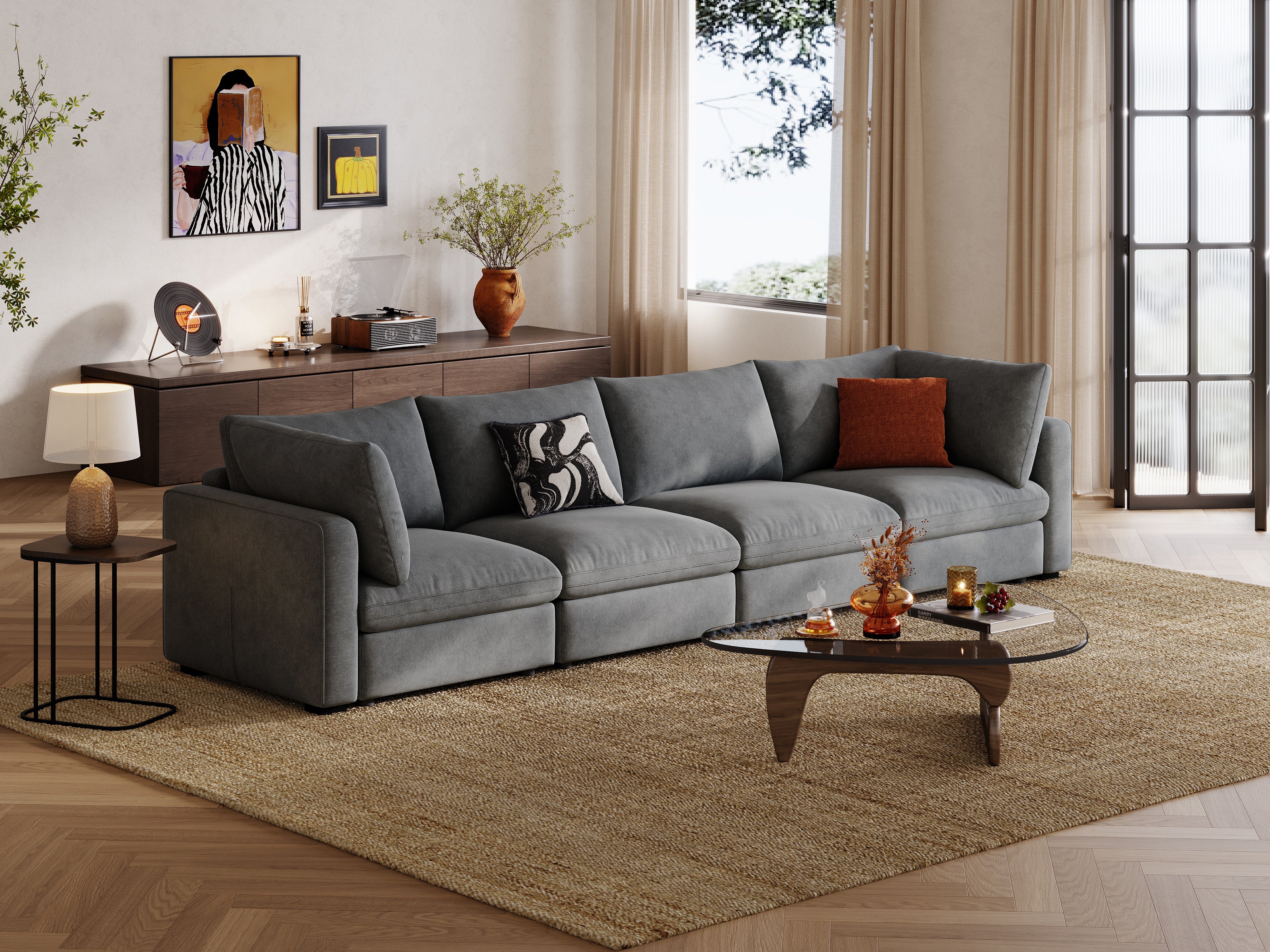 RUBIK V 4 Seats Couch - Image 6