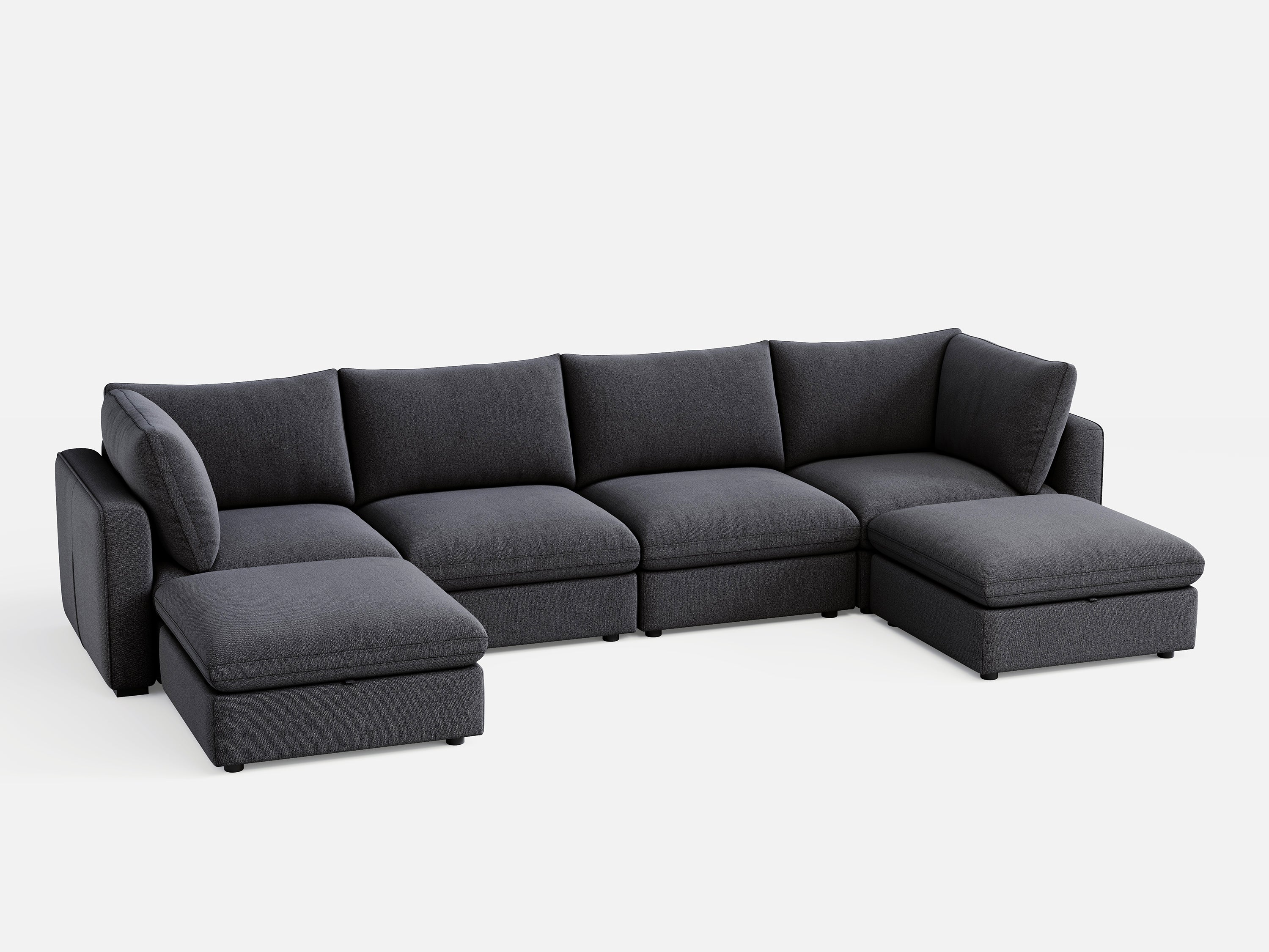 RUBIK V 4 Seats with 2 Ottomans - Image 4