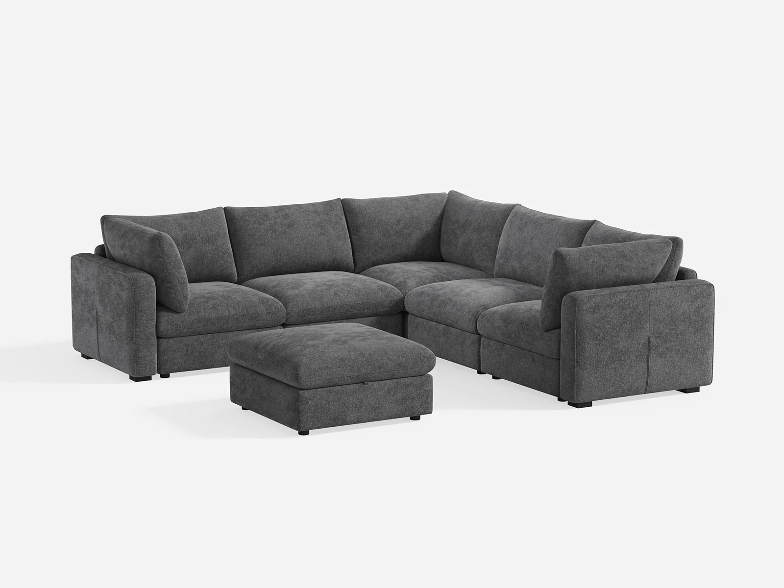 RUBIK V 4 Seats with Corner & Ottoman - Image 3