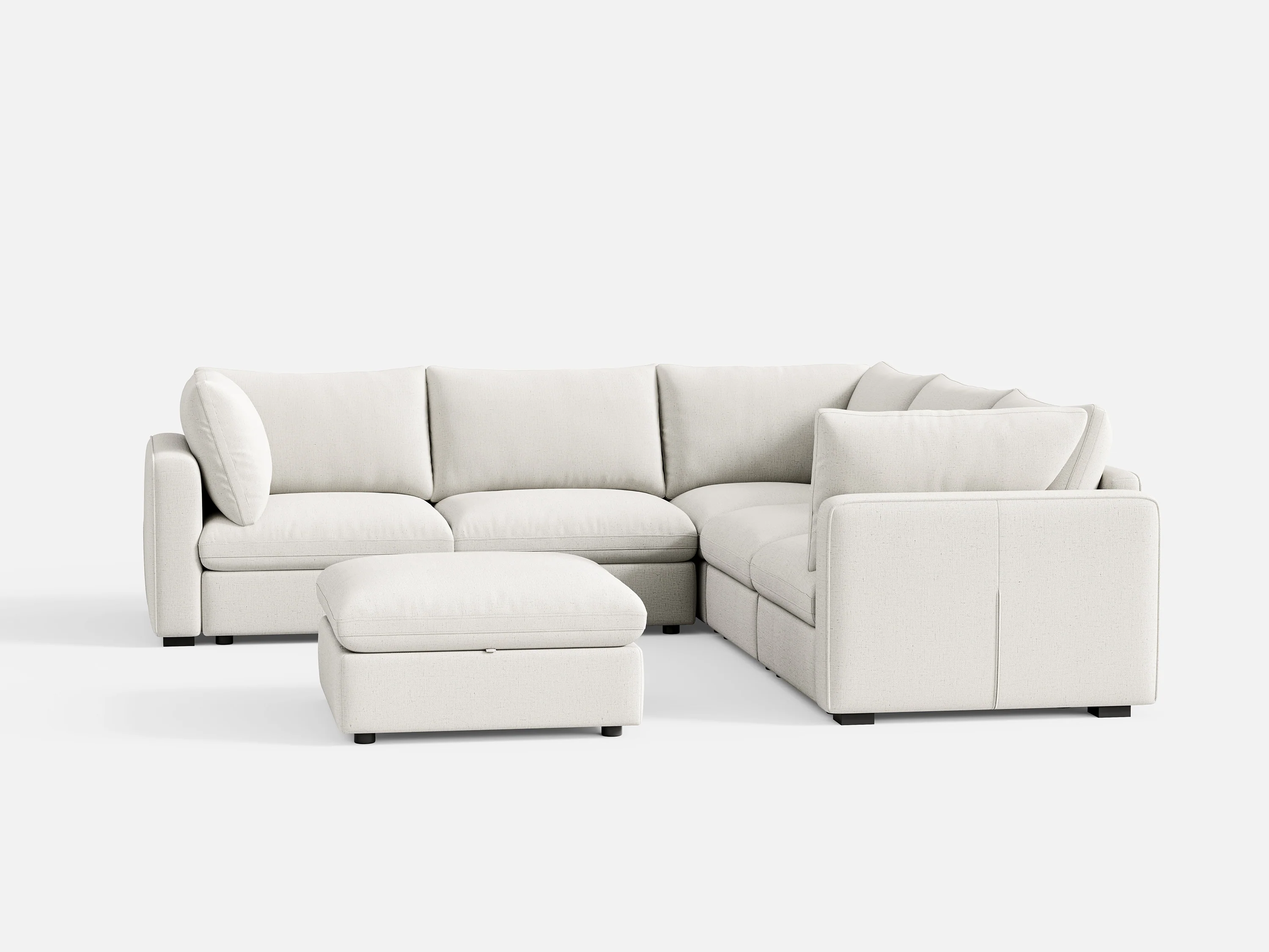 RUBIK V 4 Seats with Corner & Ottoman - Image 7