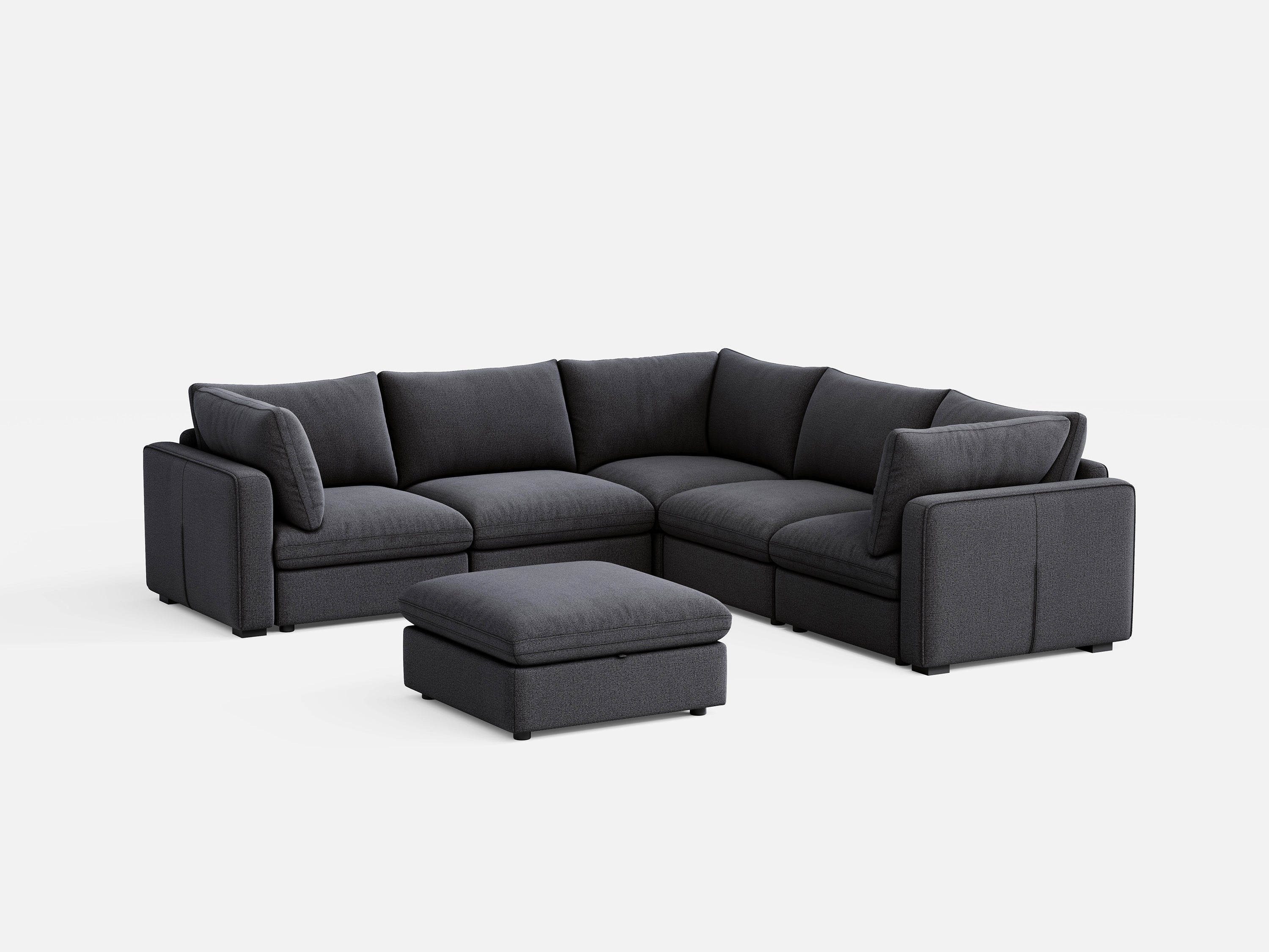RUBIK V 4 Seats with Corner & Ottoman - Image 9