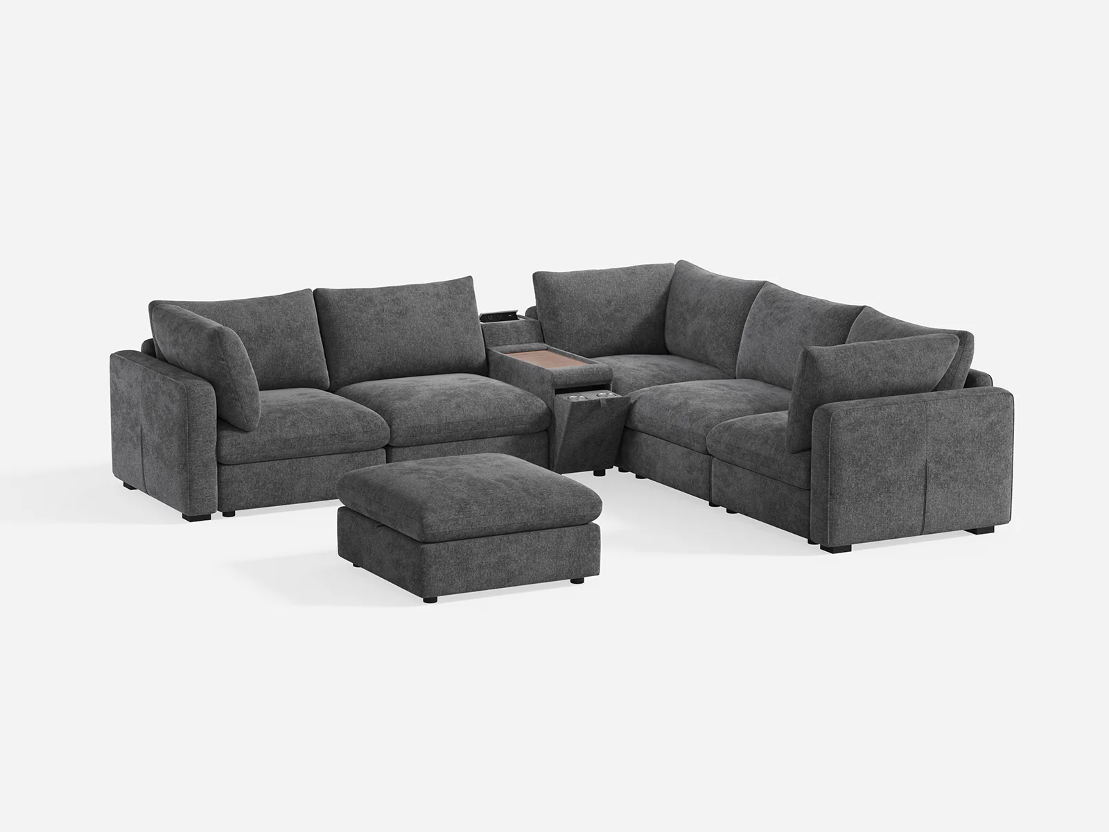 RUBIK V 4 Seats with Ottoman & Corner & Console - Image 3