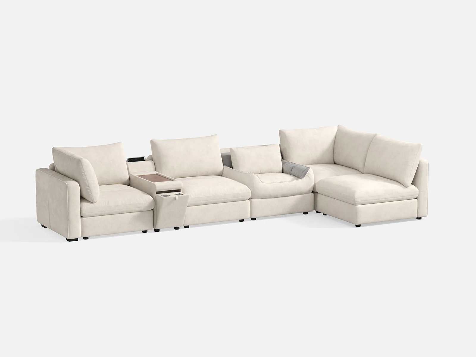 RUBIK V 5 Seats with Console & Pet Bed Module