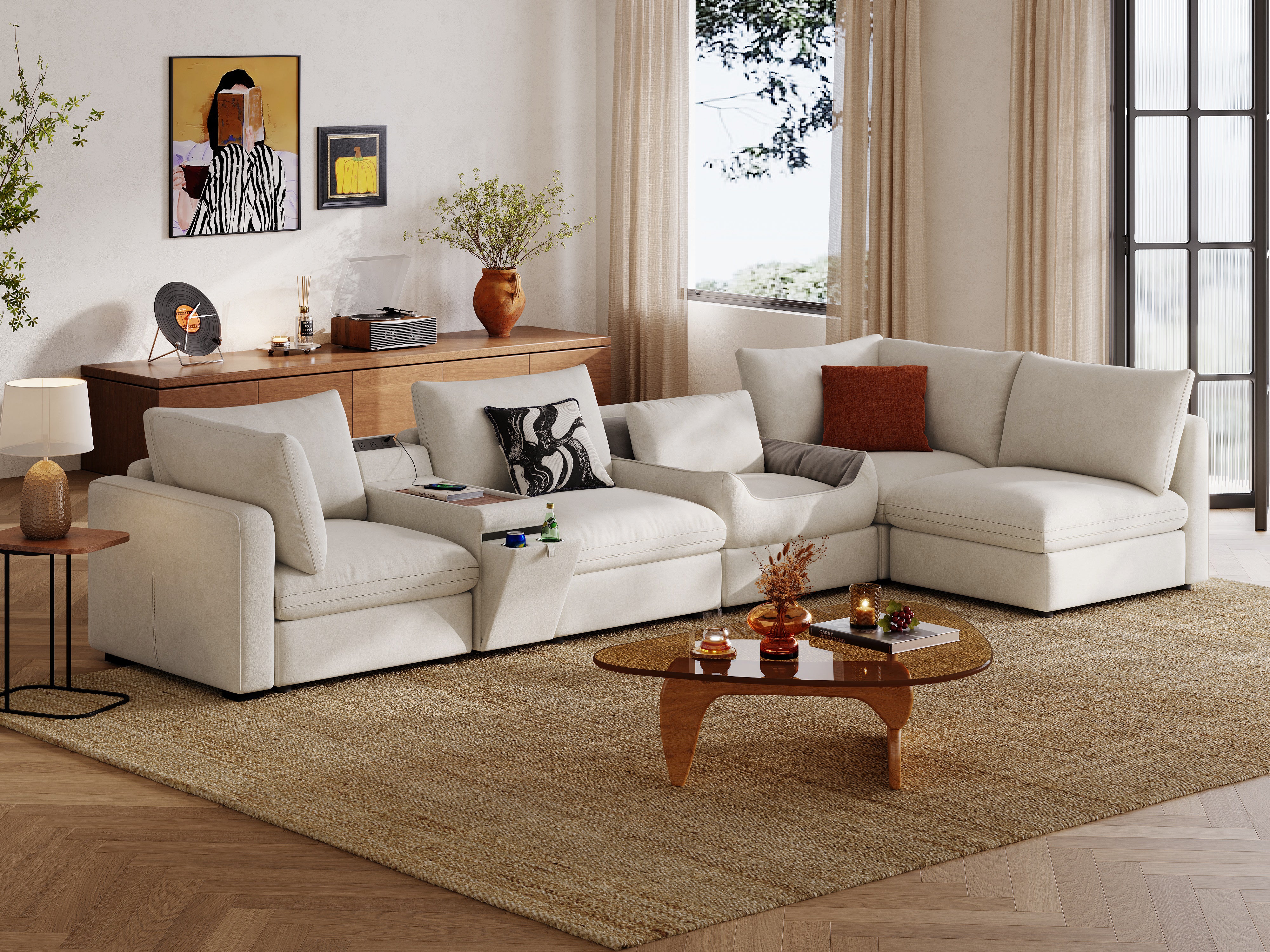 RUBIK V 5 Seats with Console & Pet Bed Module - Image 2