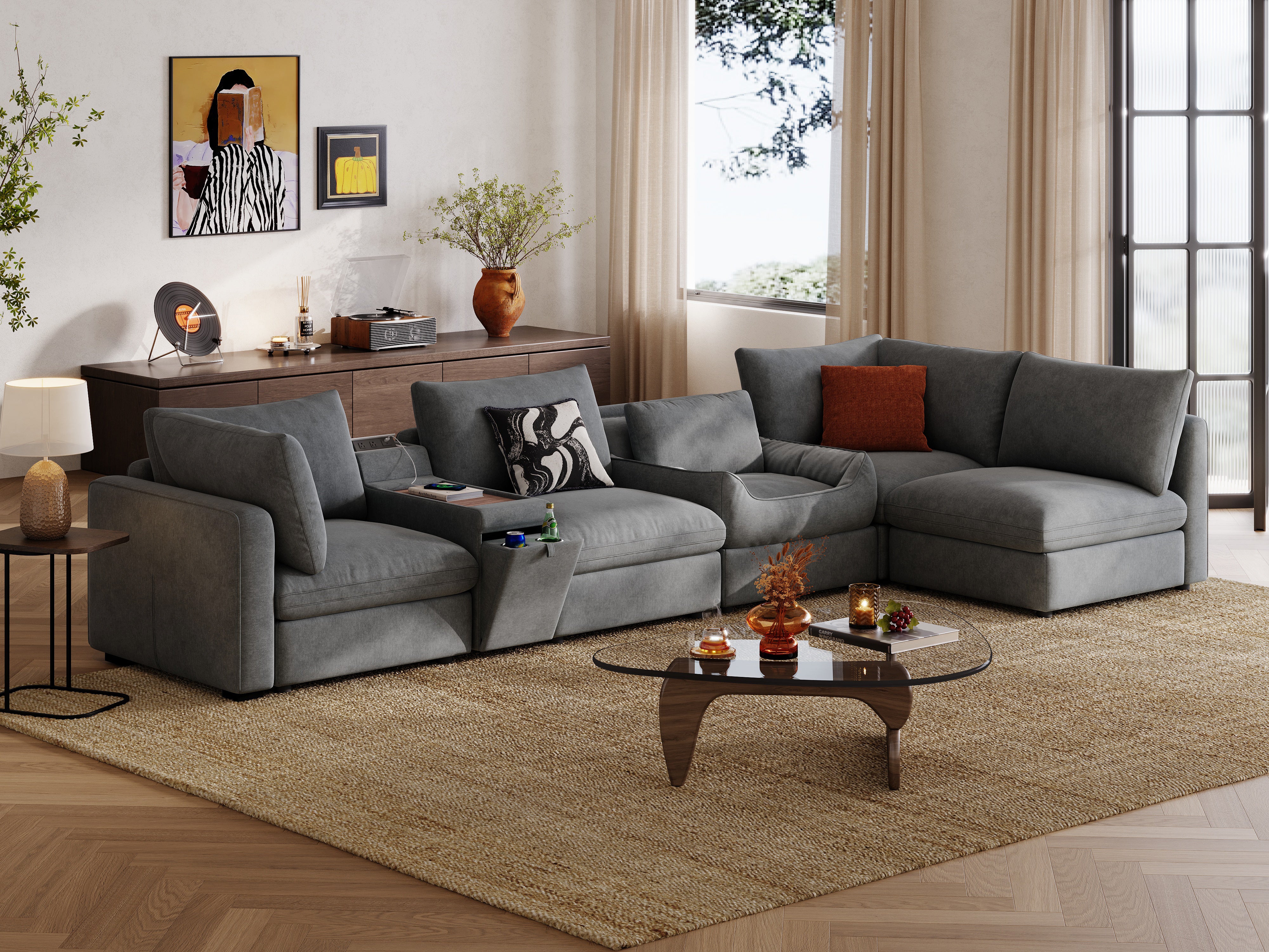 RUBIK V 5 Seats with Console & Pet Bed Module - Image 4