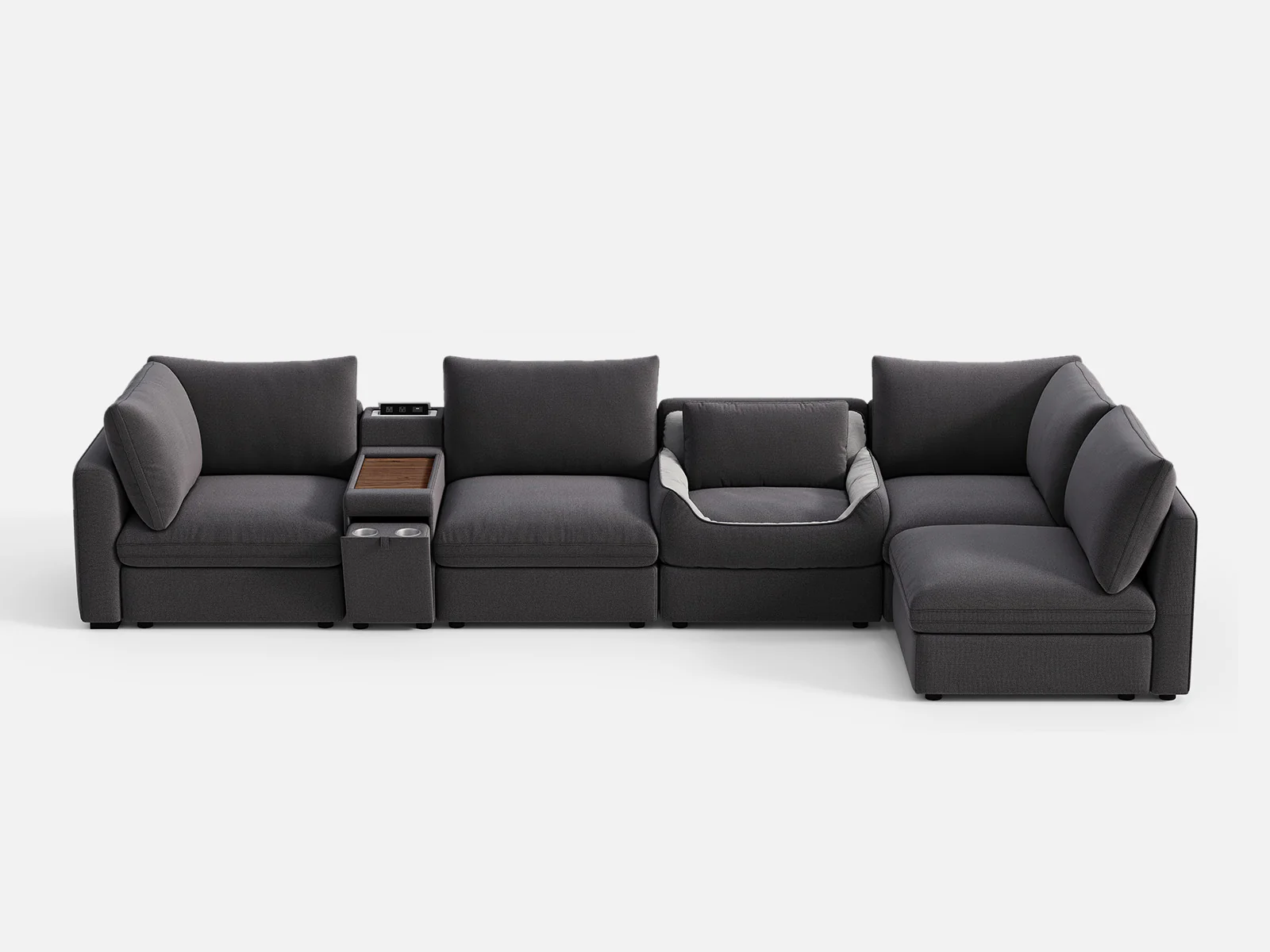 RUBIK V 5 Seats with Console & Pet Bed Module - Image 9